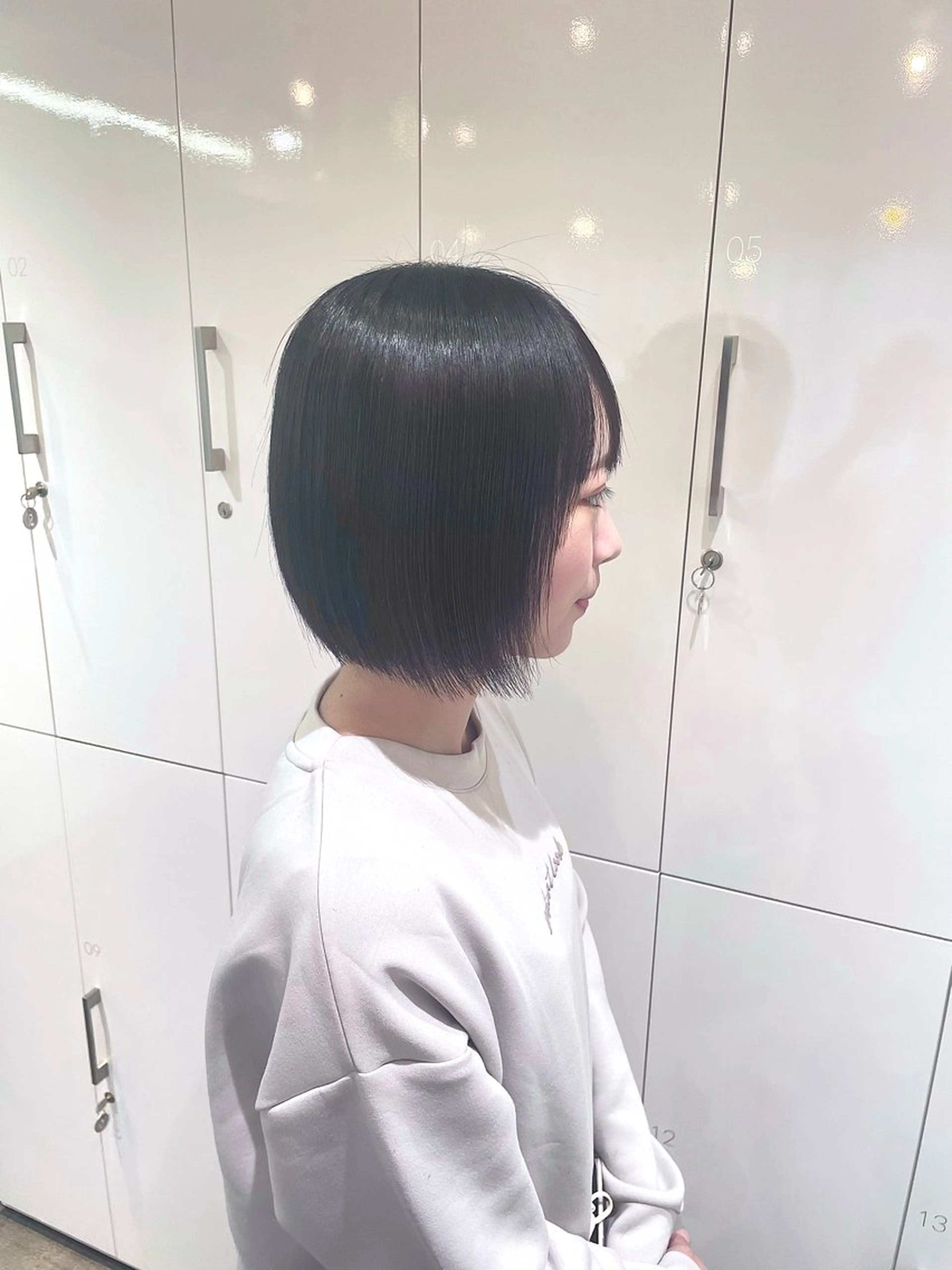ショート ボブ 重久 亜美のヘアスタイル