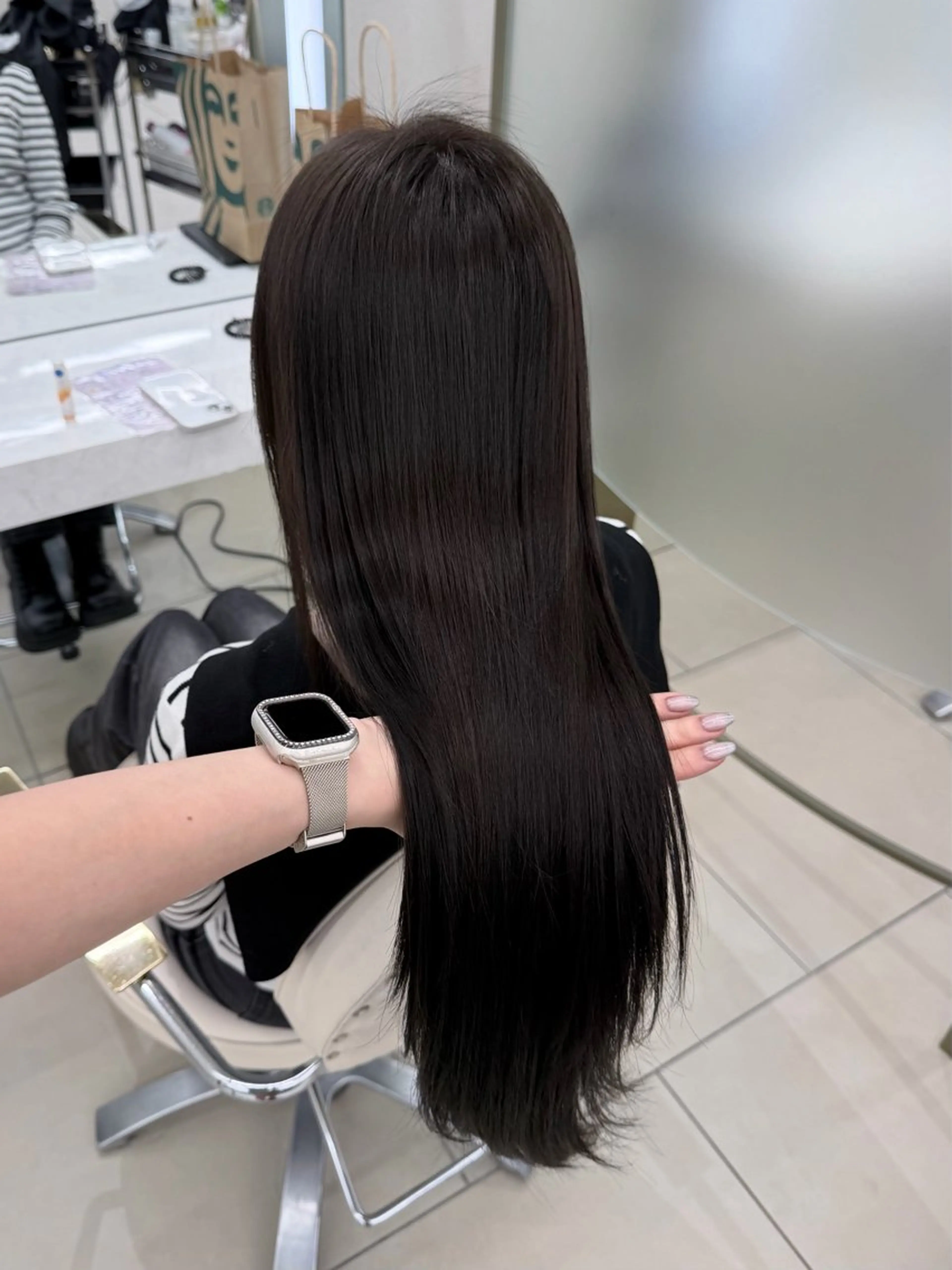 セミロング めい/透明感カラー /銀座のヘアスタイル