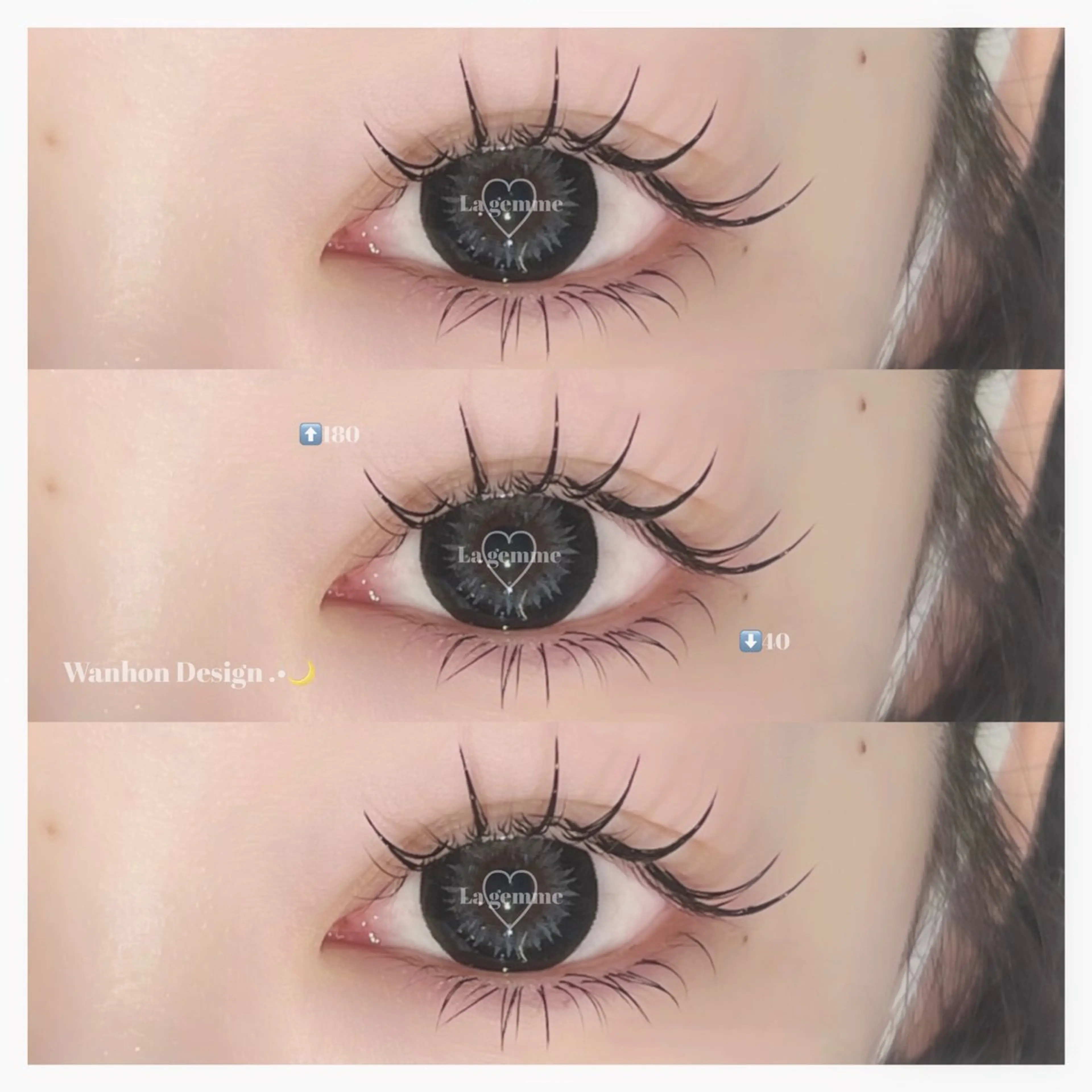 🎀 ナチュラル上下ワンホンデザイン…🍒♡（上：​〜​140本/下：​〜​30本目安）の写真