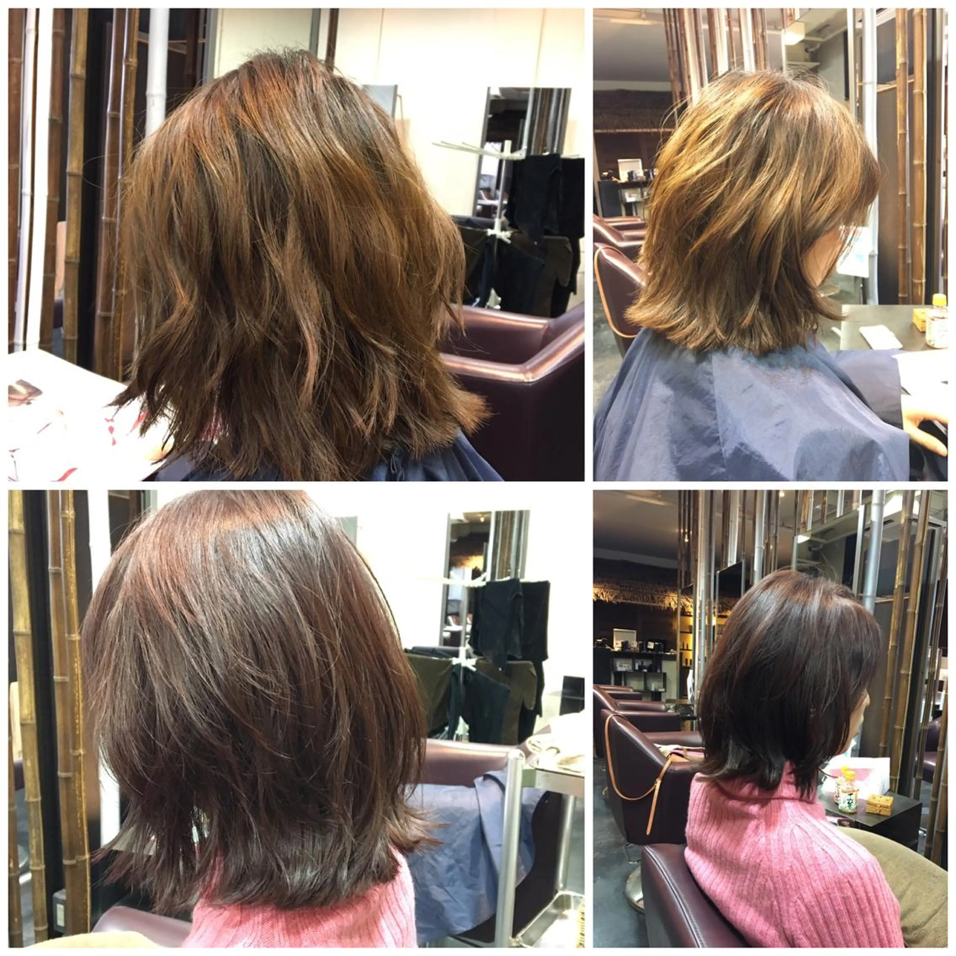 ミディアム カラー アッシュ ピンクカラー ピンクアッシュ reFREO所属・ダメージレスカラー 髪質改善reFREOのヘアスタイル