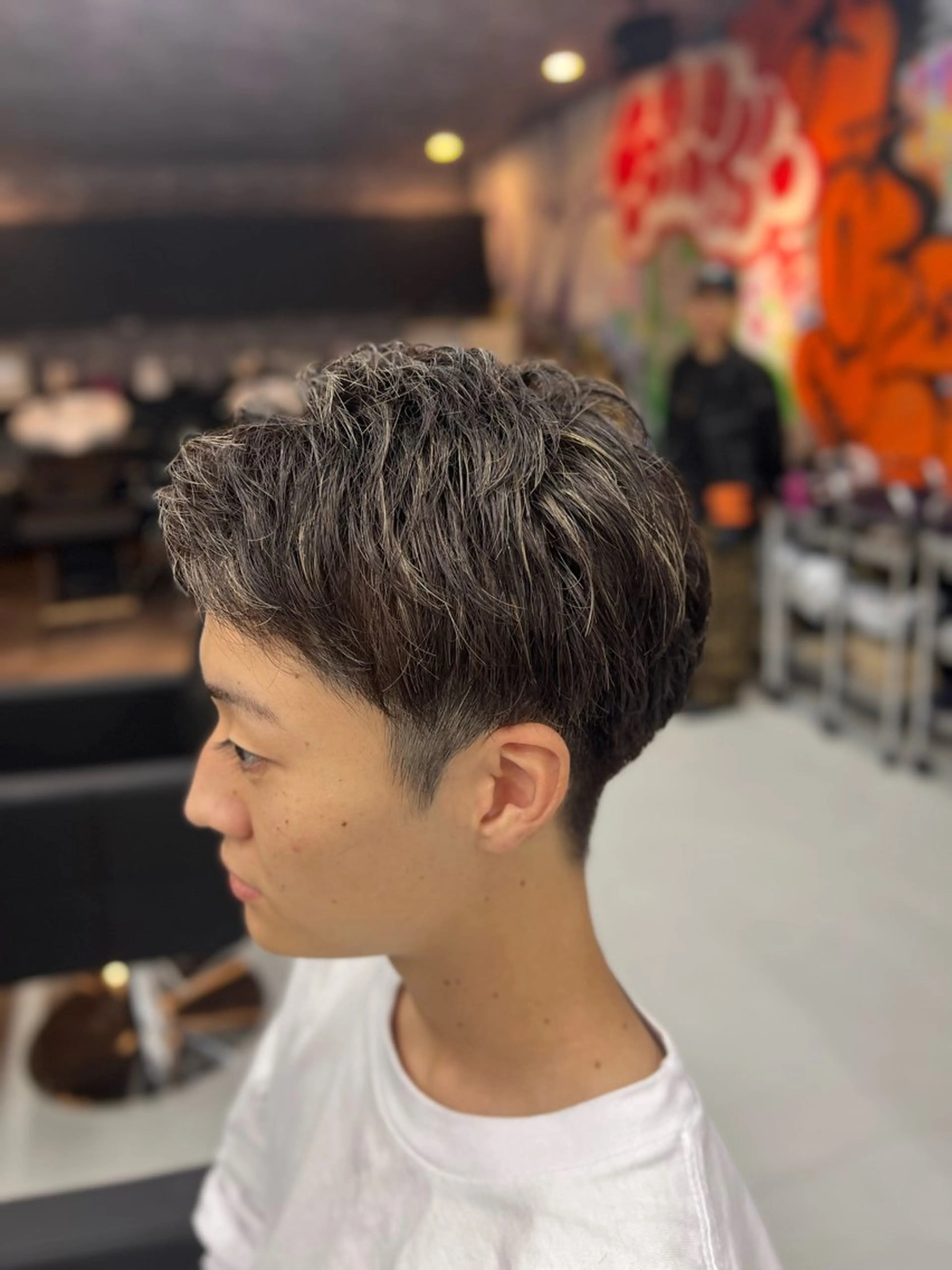 メンズカット➕ハイライトカラー➕トリートメントの写真