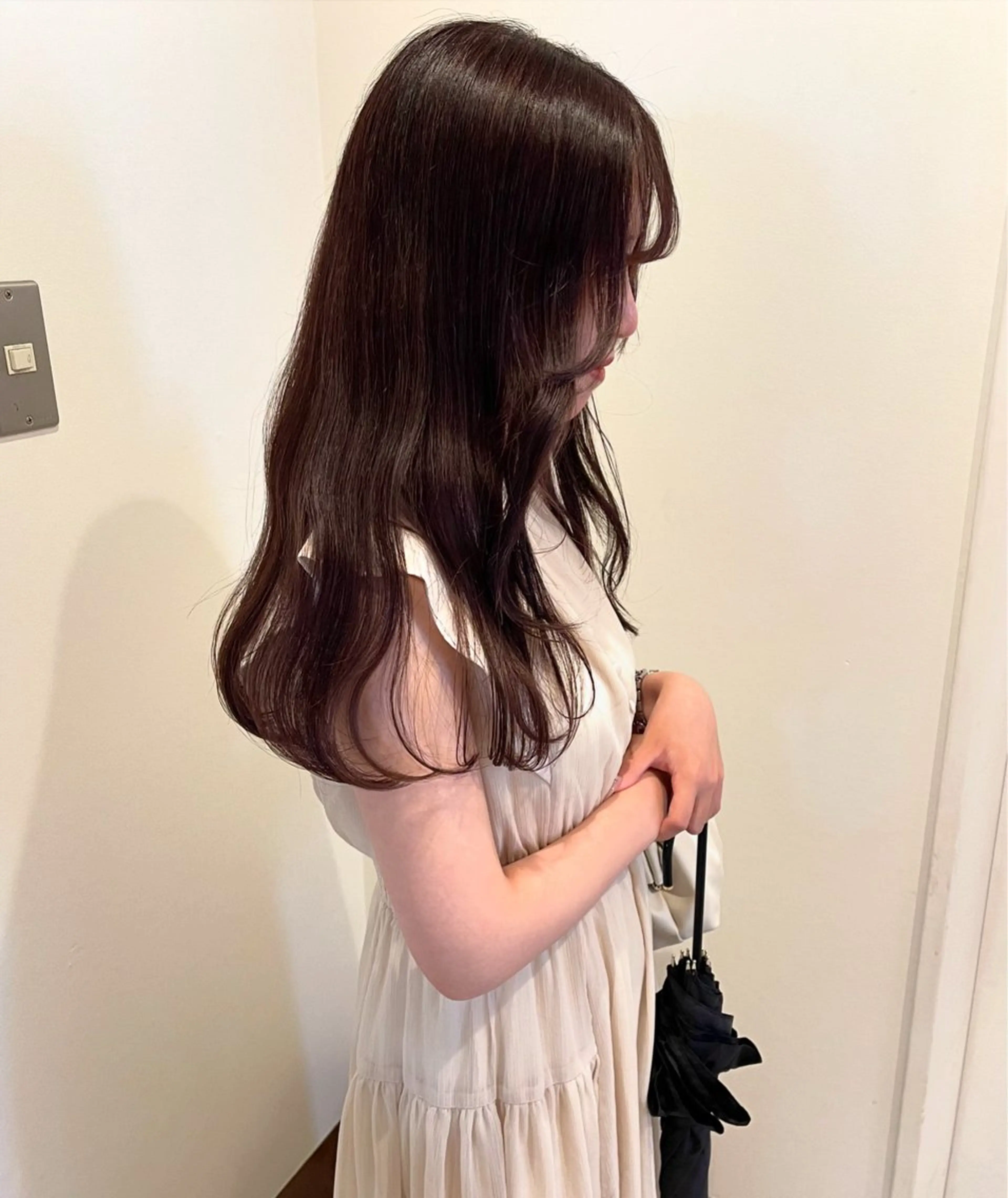 ロング カラー ブリーチ ブラウンカラー ダブルカラー ラベンダーカラー ラベンダーピンク 盛れる顔まわり✨🎀 モテカラー別所好葉のヘアスタイル