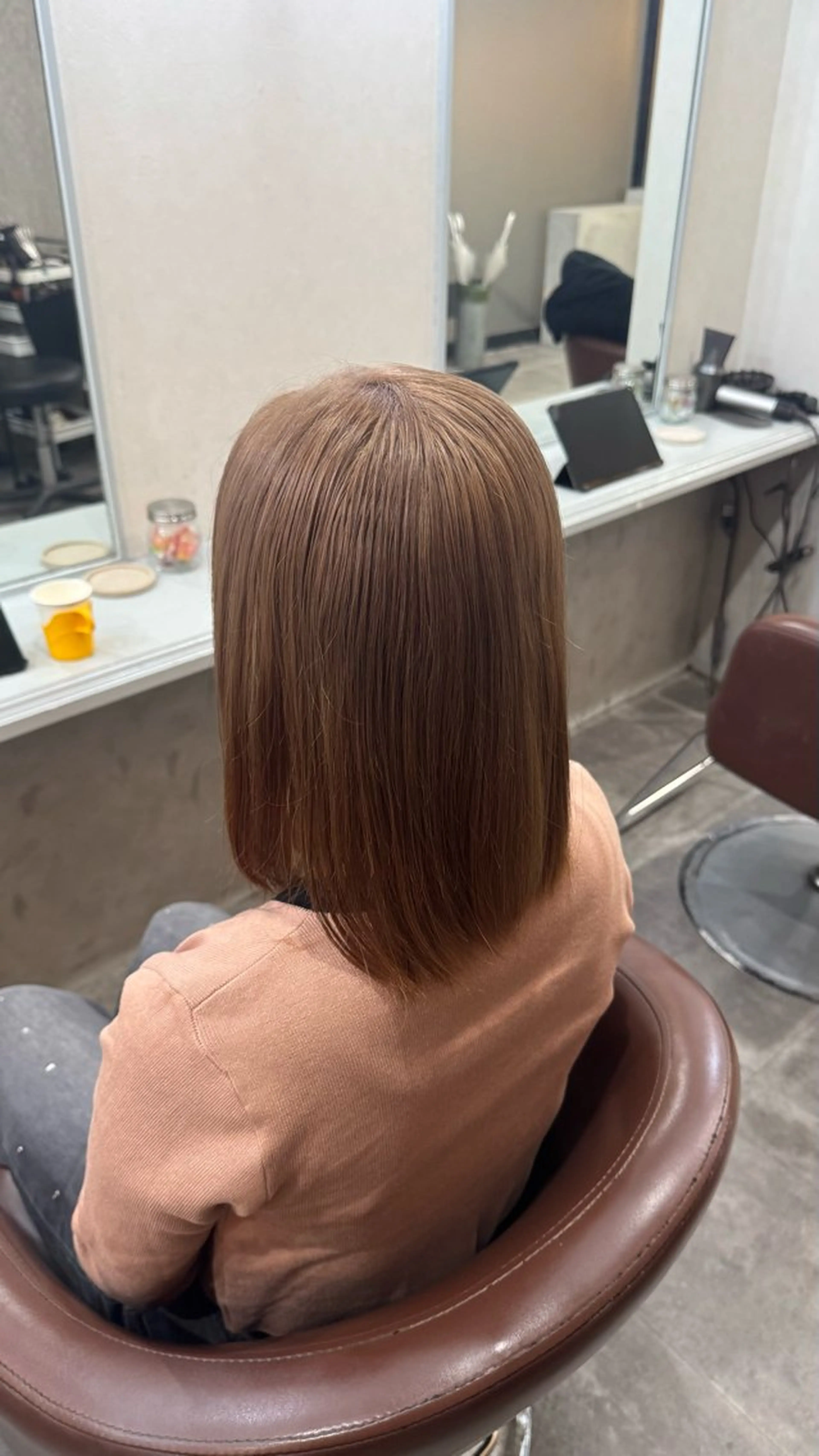 ミディアム 渡澤 ななみのヘアスタイル