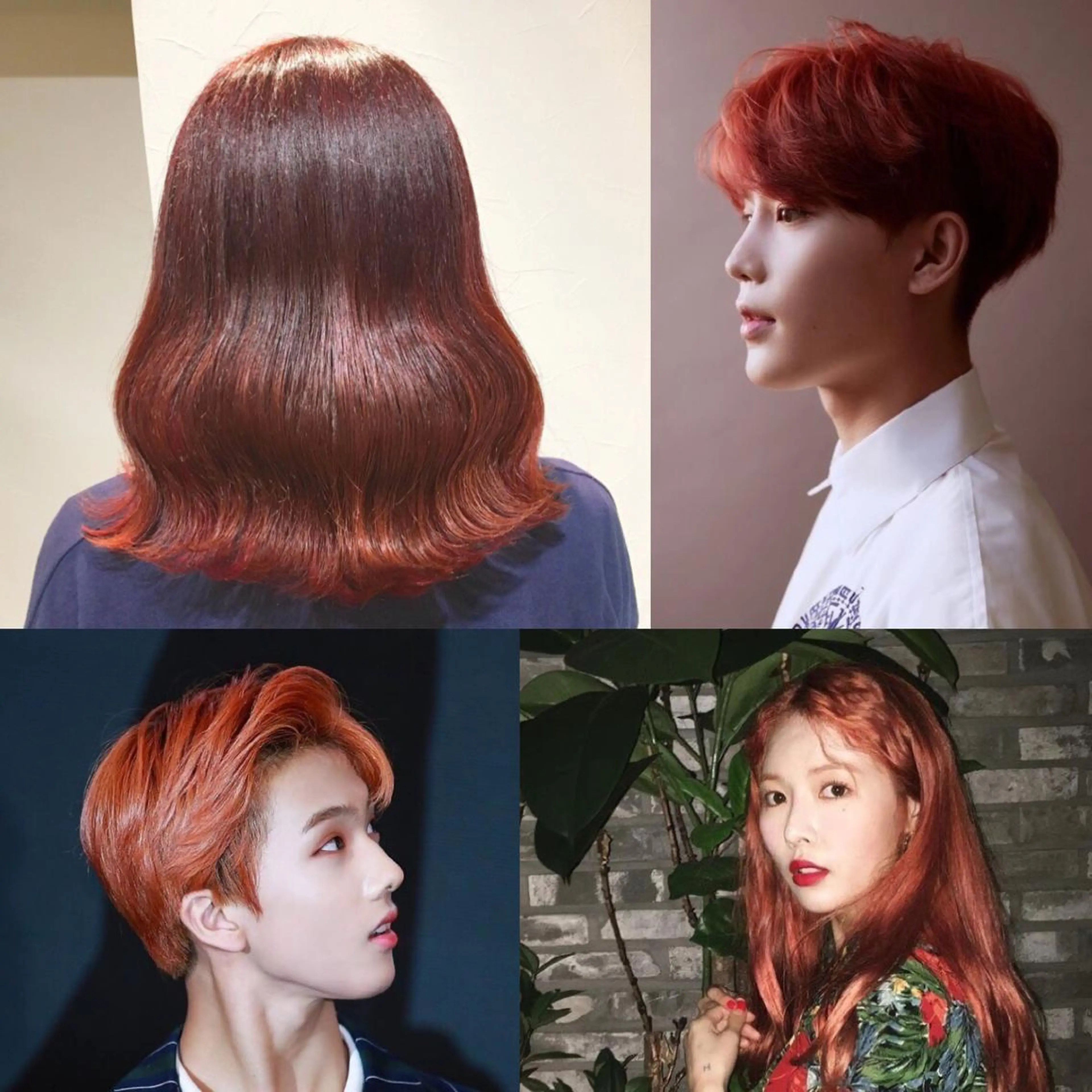 ミディアム カラー ヘアアレンジ オレンジ As hair所属・柔らか垢抜けｶﾗｰと ｶｯﾄ🫧ASUKAのヘアスタイル