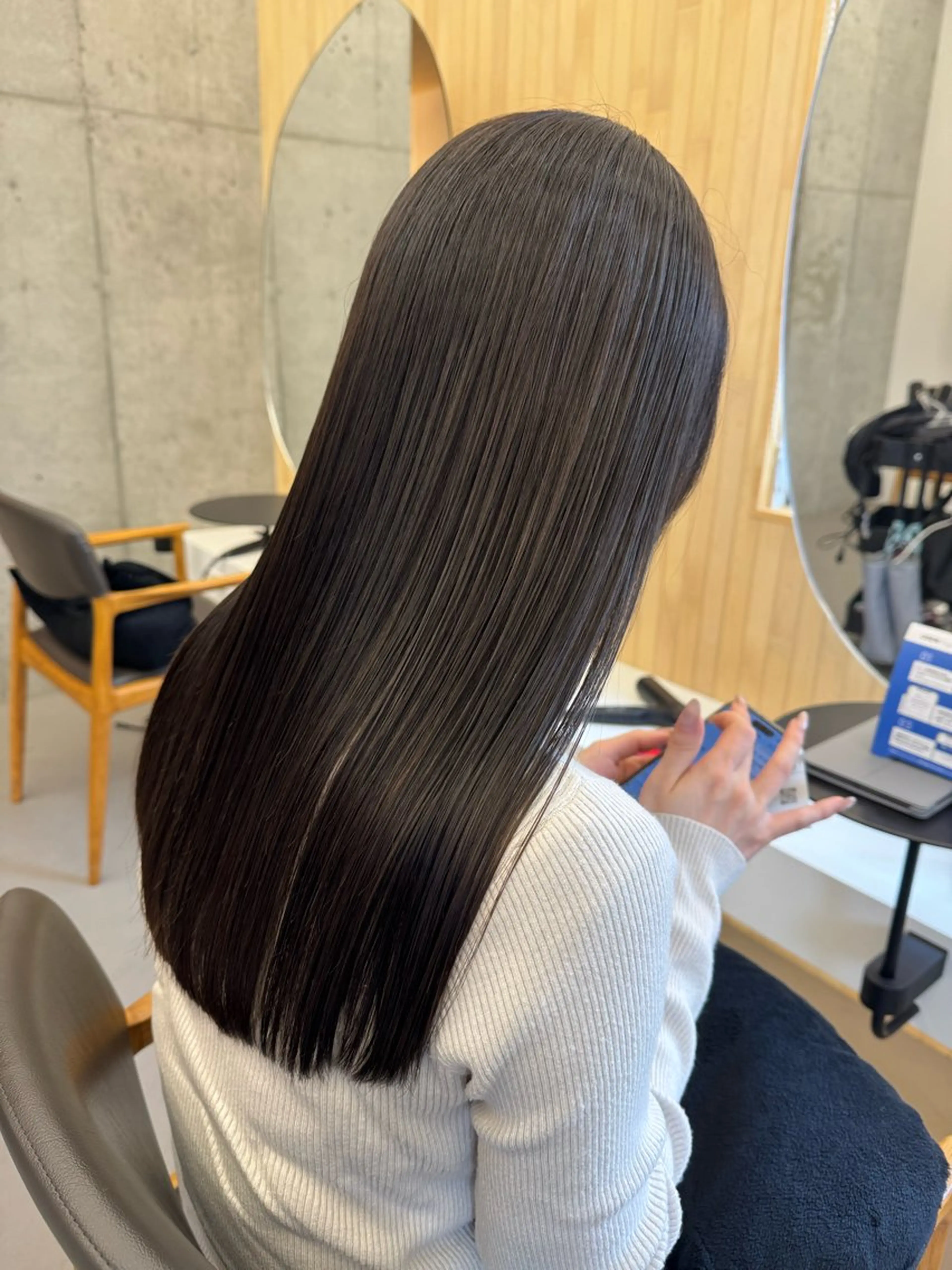 ロング カラー カット ヘアカラー トリートメント 【予防美容特化】 kasumi🌷🌷のヘアスタイル