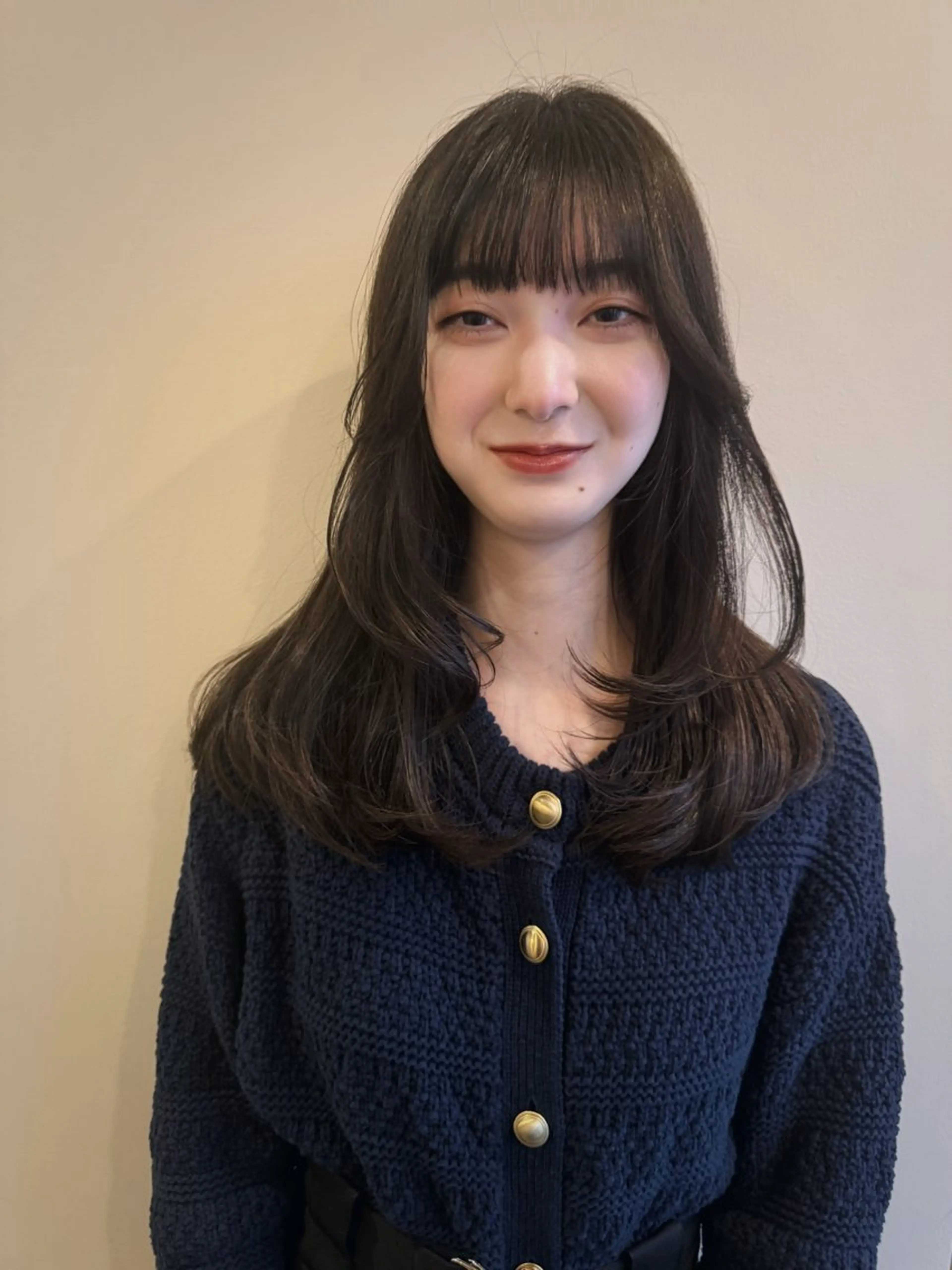 ロング カラー カット ヘアカラー トリートメント 💛🤍U too e’s 鎌倉🧸のヘアスタイル