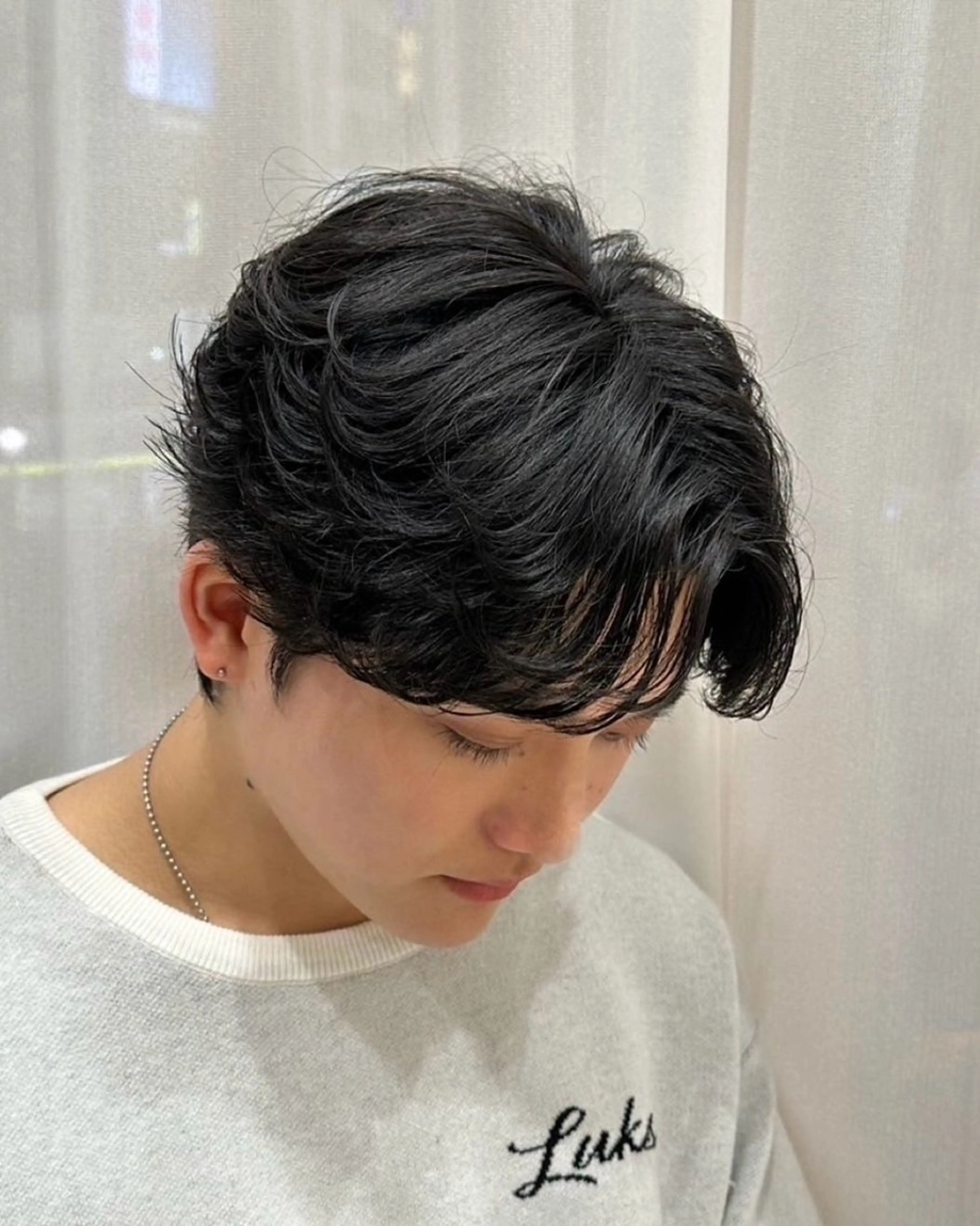 パーマ メンズ 曲がる縮毛/カルマパ ーマ/池袋/横村大全のヘアスタイル