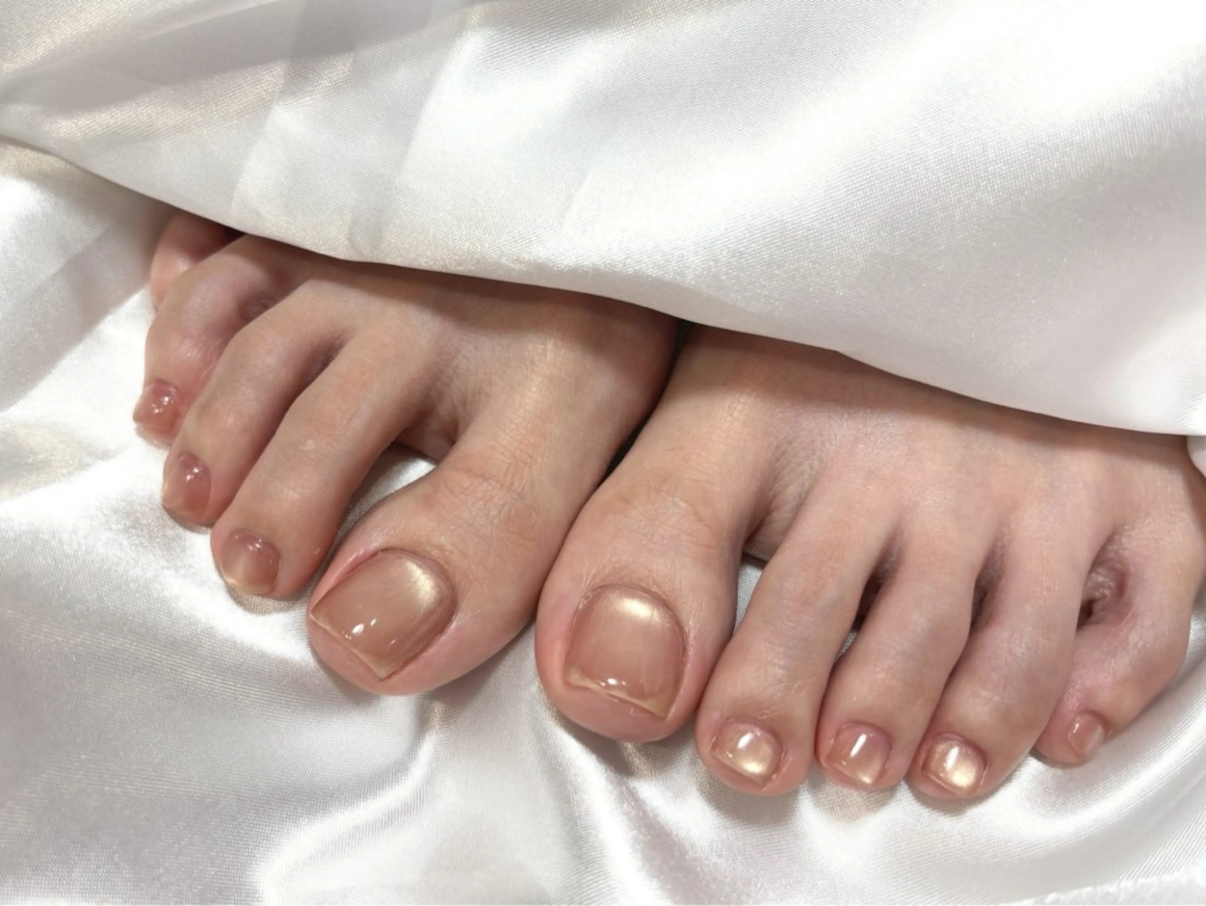 フットネイル🩵ワンカラー➕しっかり甘皮ケア付き⚠️オフありの写真