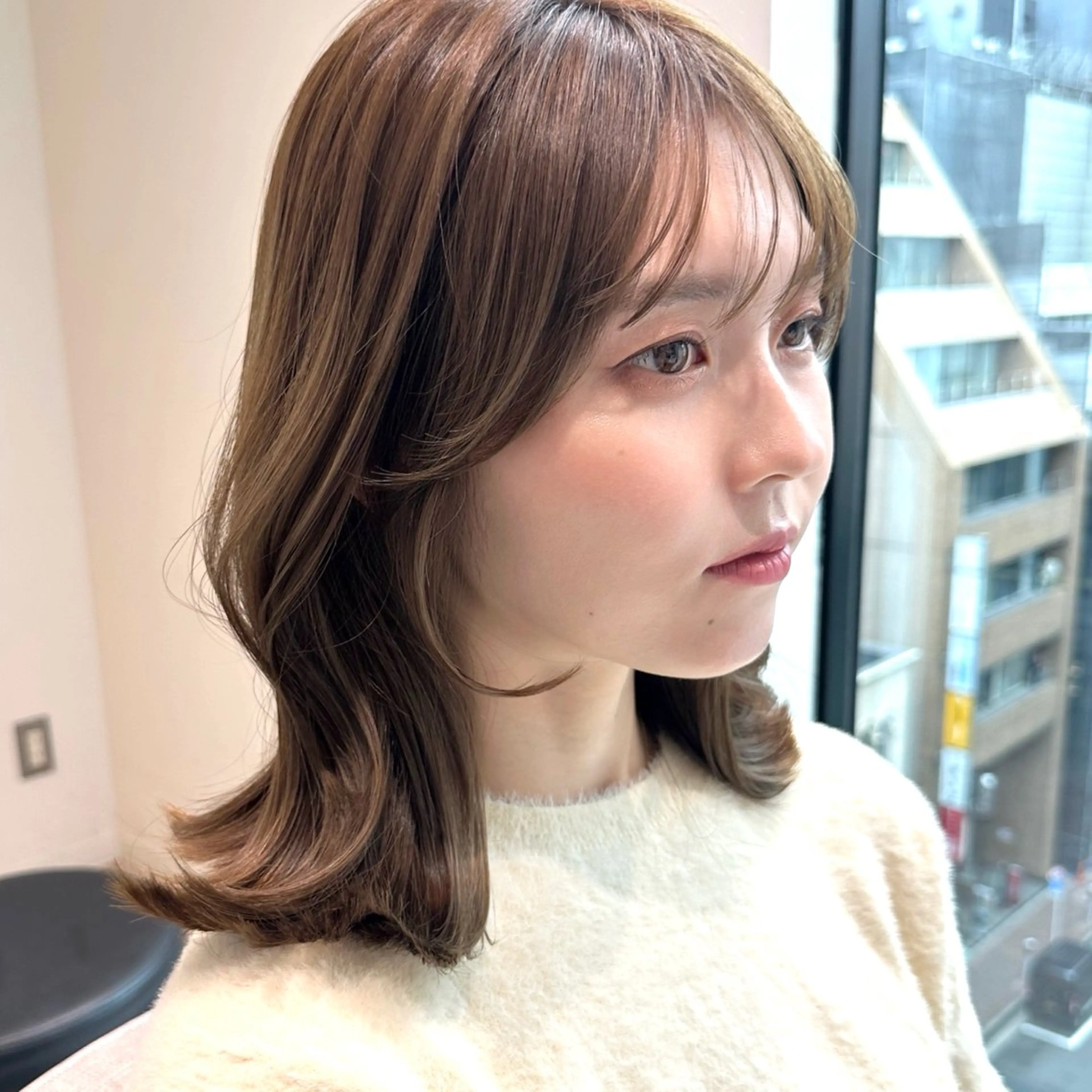 👱‍♀️顔タイプ似合わせカット&プラチナケアカラー&３ステップ髪質改善トリートメント👱‍♀️の写真