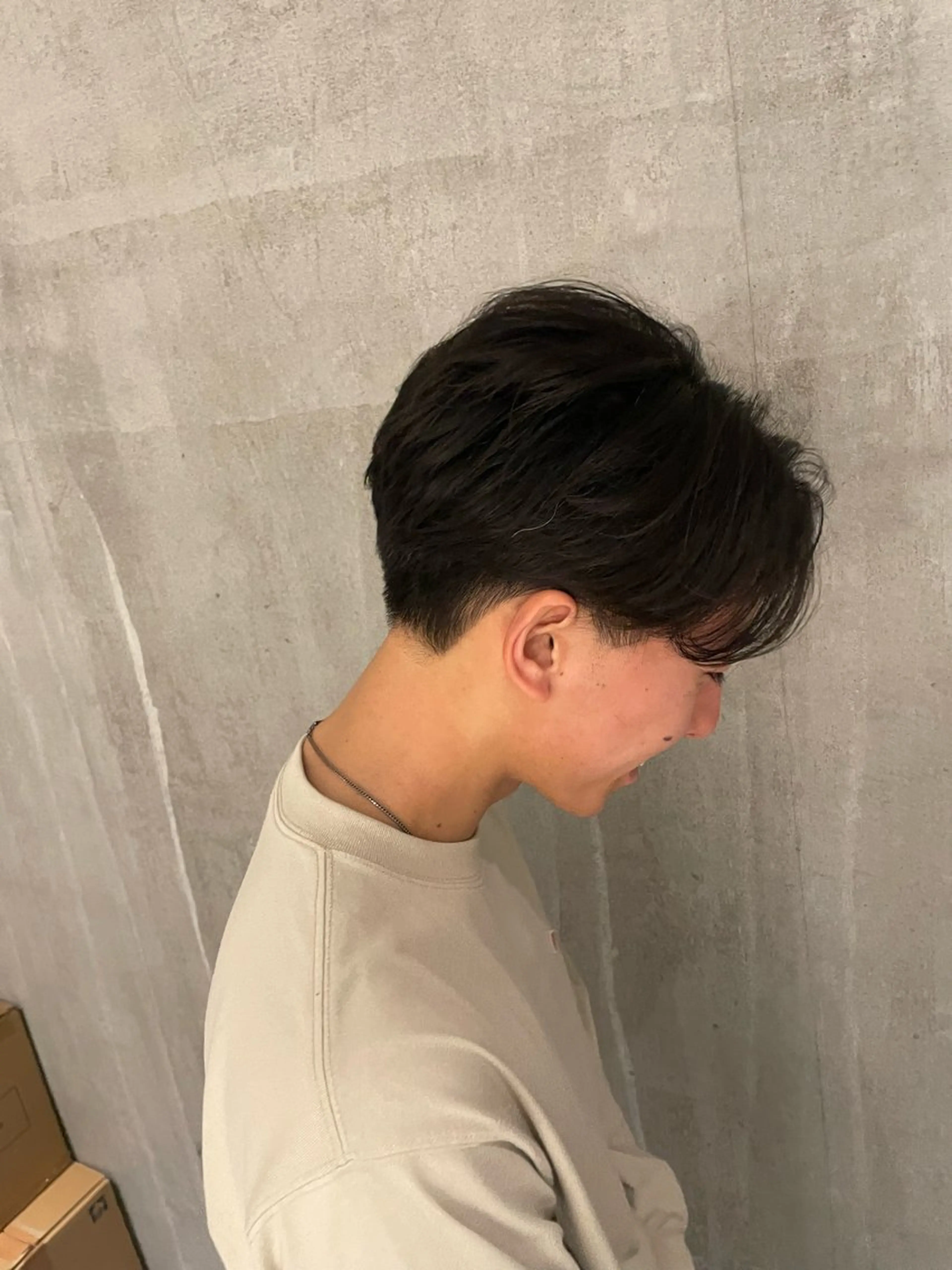 メンズ センターパート 刈り上げ runru /muku.のヘアスタイル