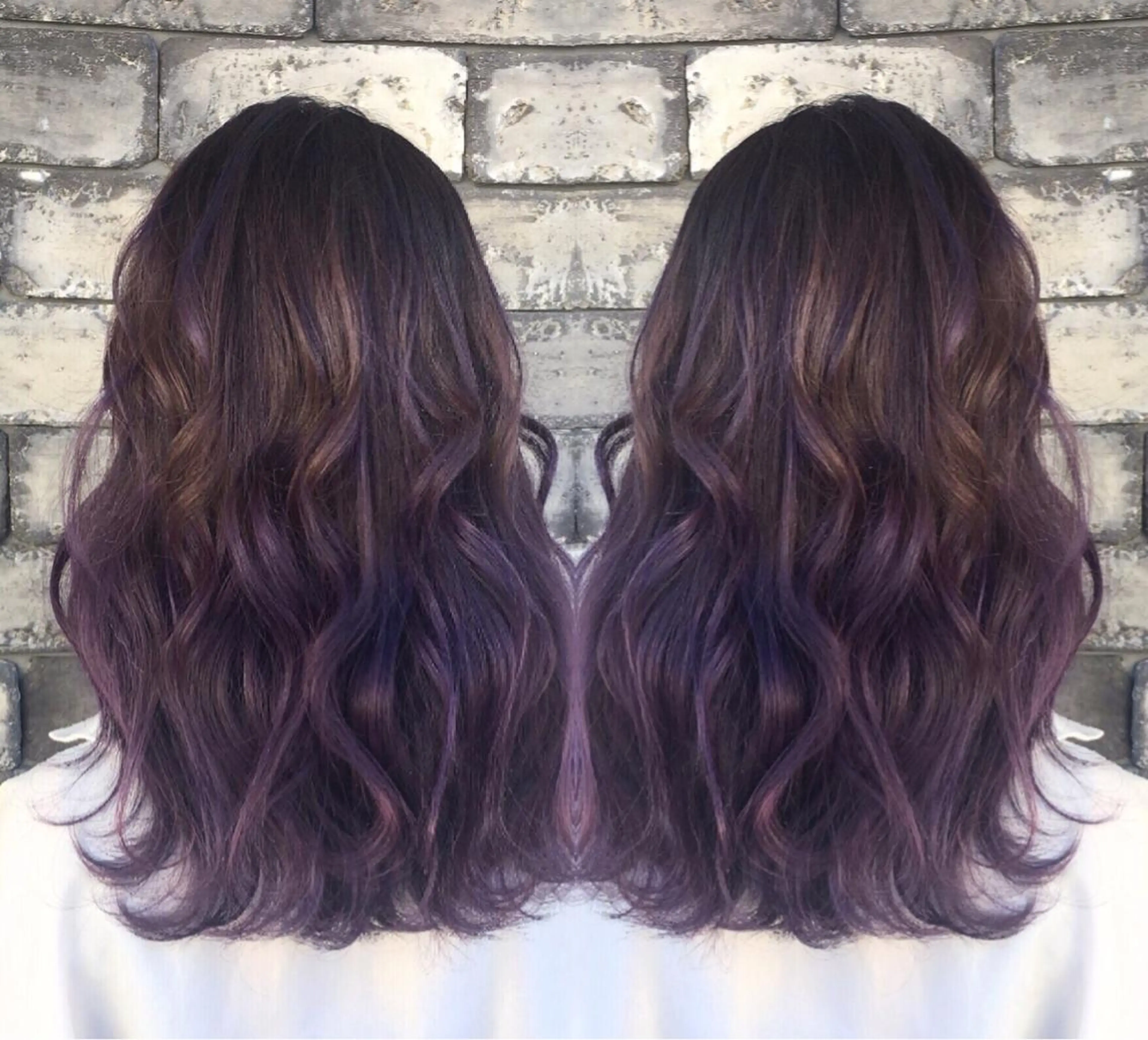 セミロング アッシュ パープルカラー 外国人風カラー レイヤーカット ヘアカラー トリートメント ヘアセット ❤️千葉県代表❤️ 店長❤️柿本翔一朗のヘアスタイル