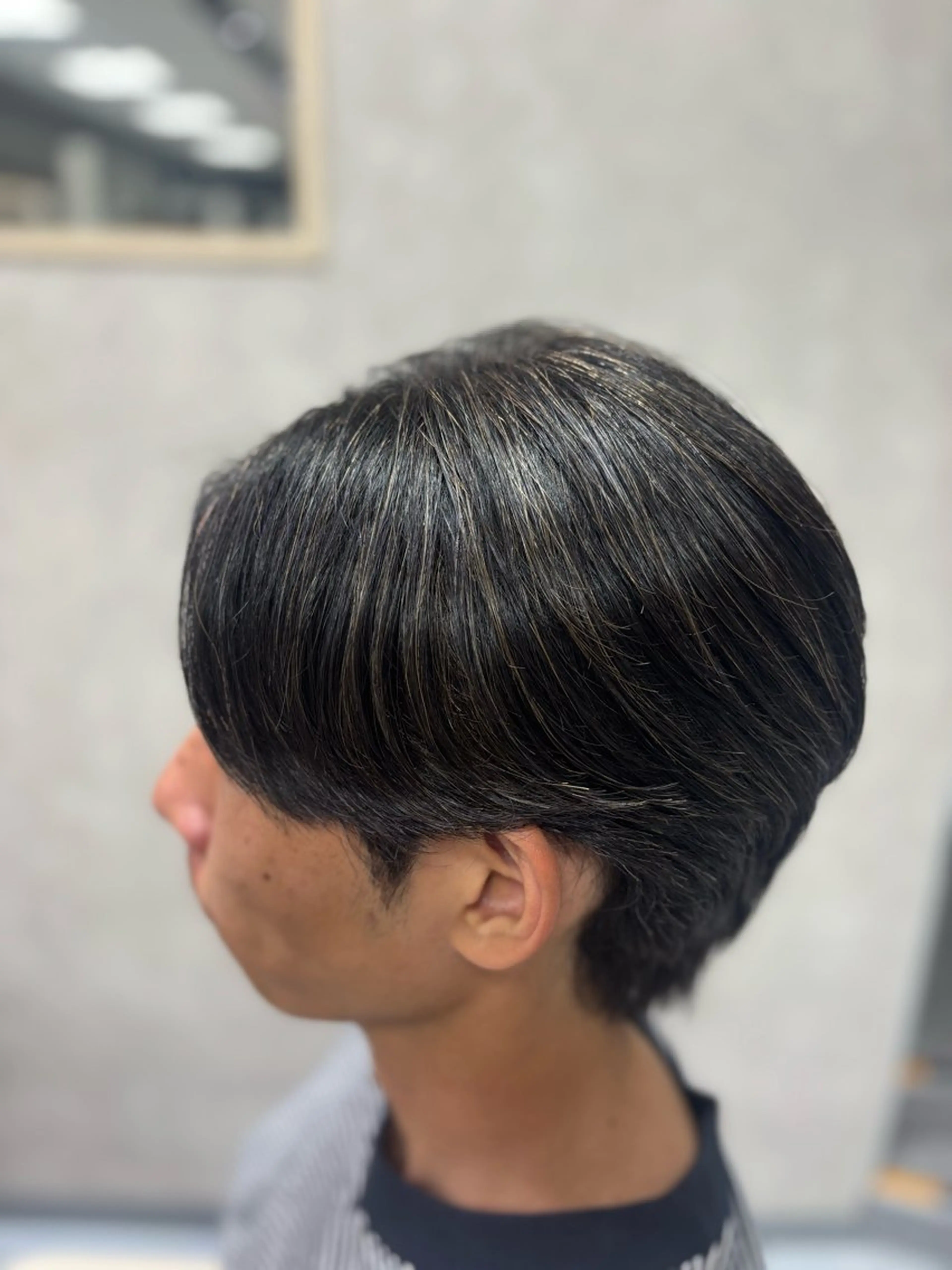 ショート メンズ カット 縮毛矯正 メンズ特化韓国風 パーマスタイル/りんのヘアスタイル