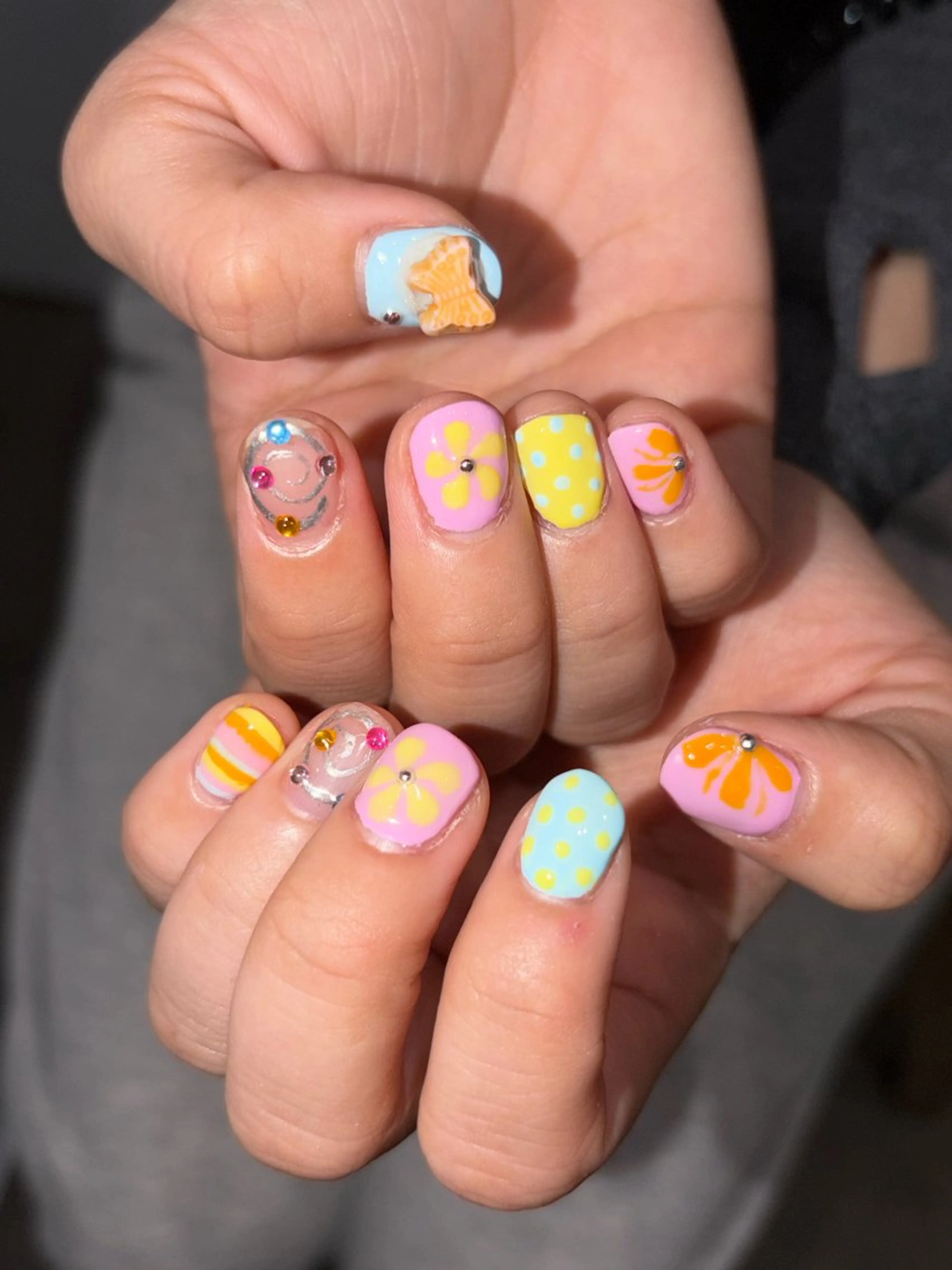 ネイル ハンドネイル ハイトーン/ ネイル💅まりなのヘアスタイル