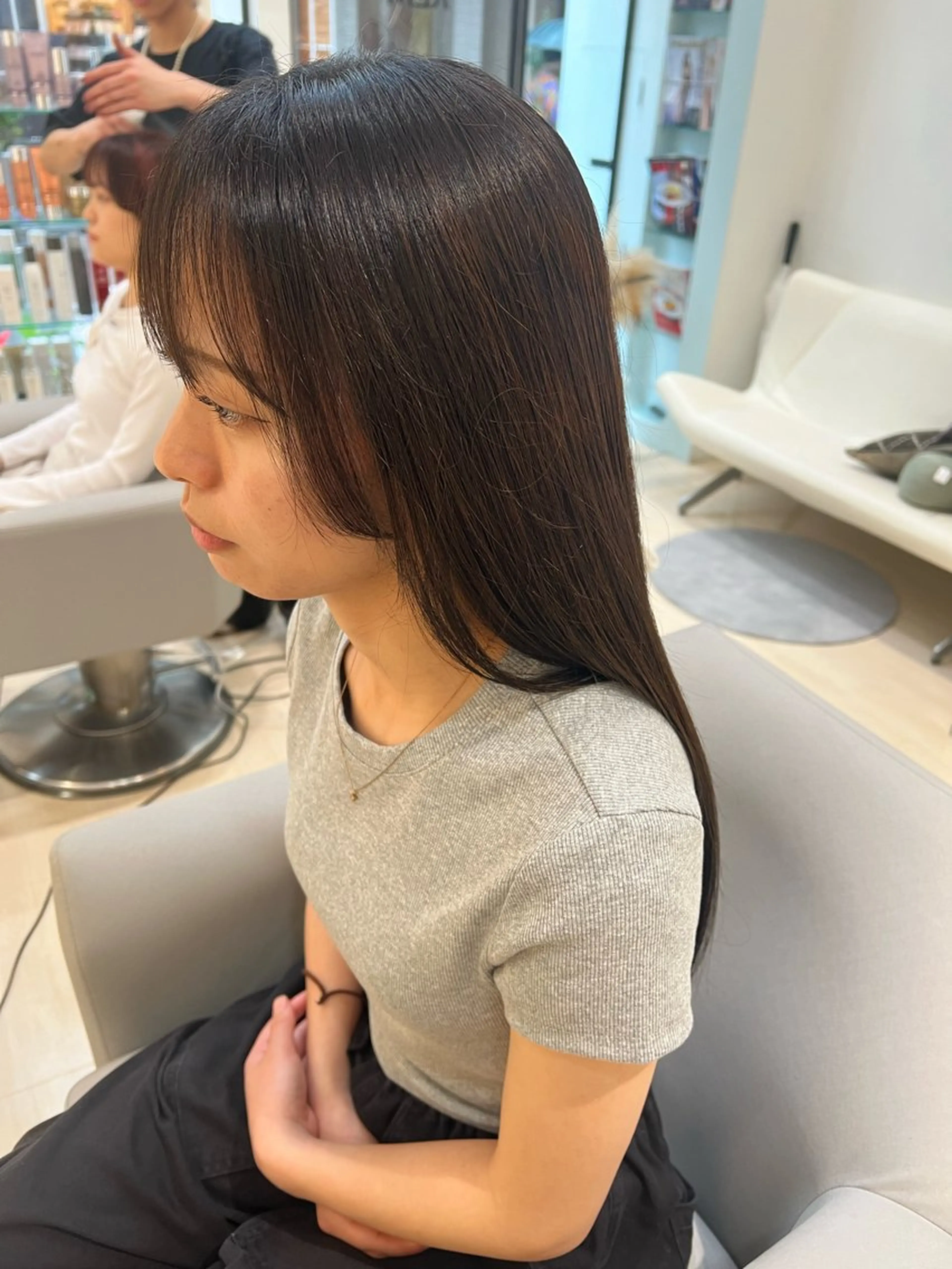 ロング カラー トリートメント 堀井 凌平のヘアスタイル