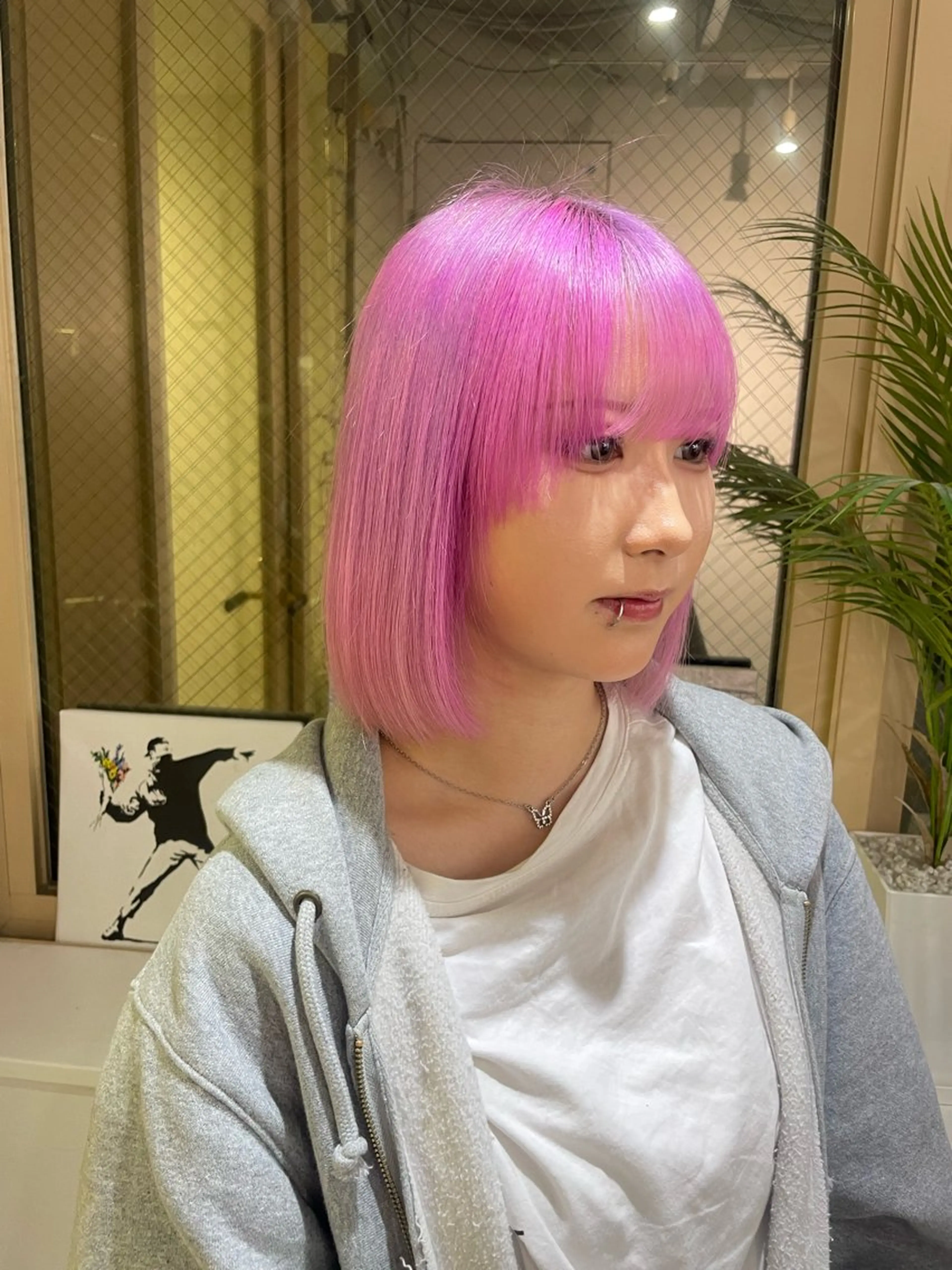 ミディアム ヘアカラー 🦋プルエクステ ARISA🦋のヘアスタイル