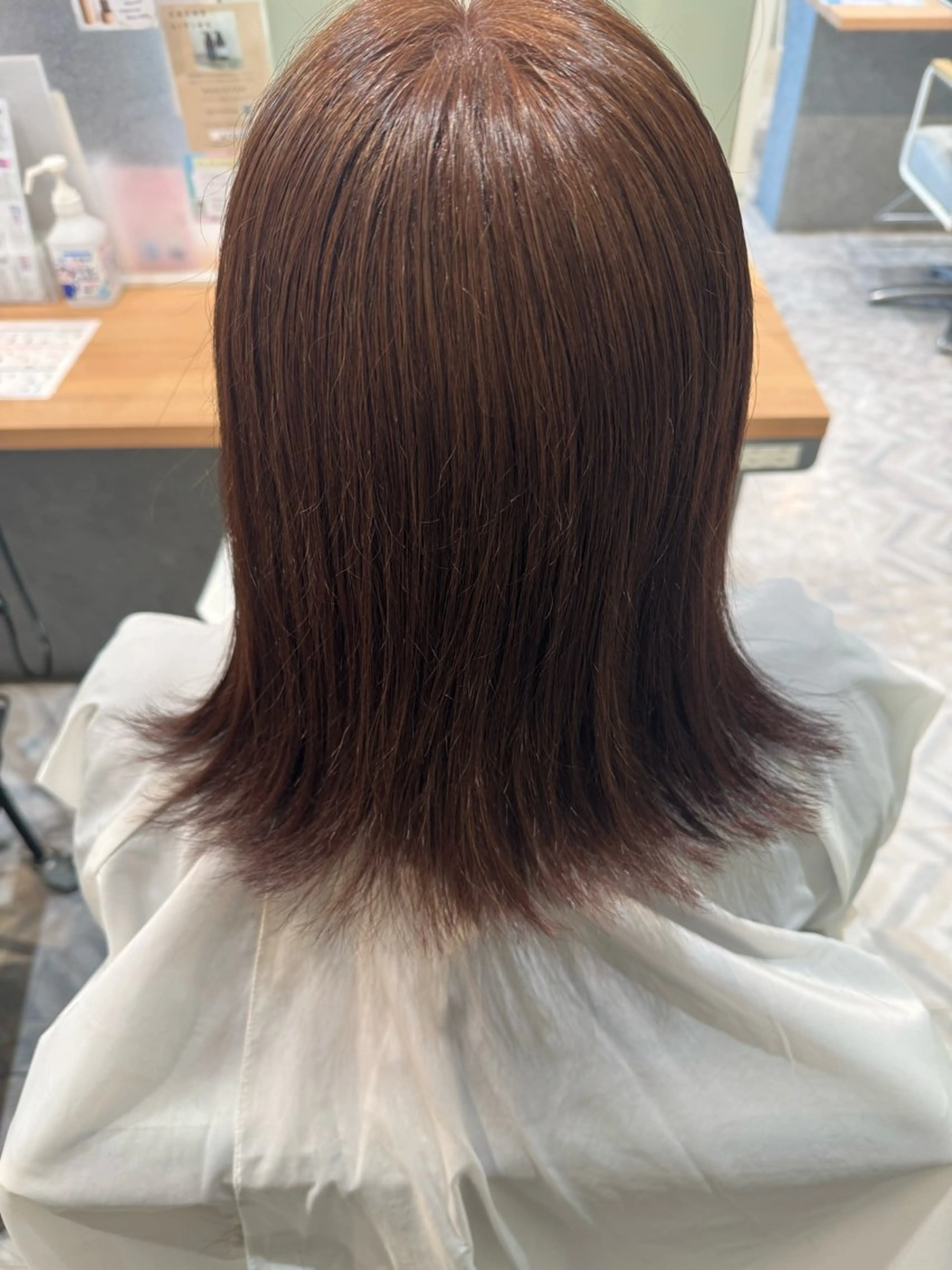 ミディアム カラー ボブ 外ハネヘア Frames 浦和美園店所属・⭐️大谷 星流⭐️のヘアスタイル