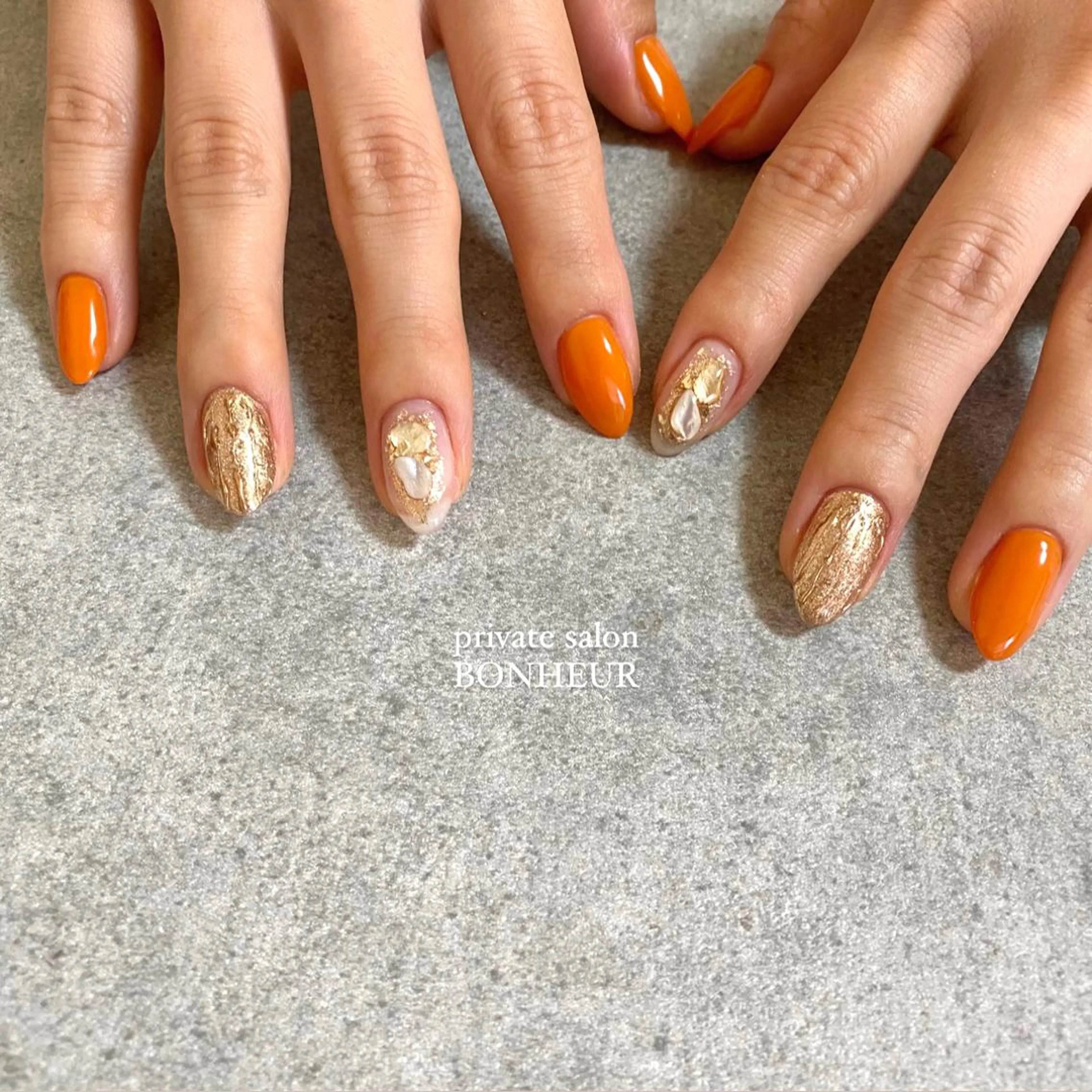 ネイル ハンドネイル BONHEUR Annaのネイルデザイン