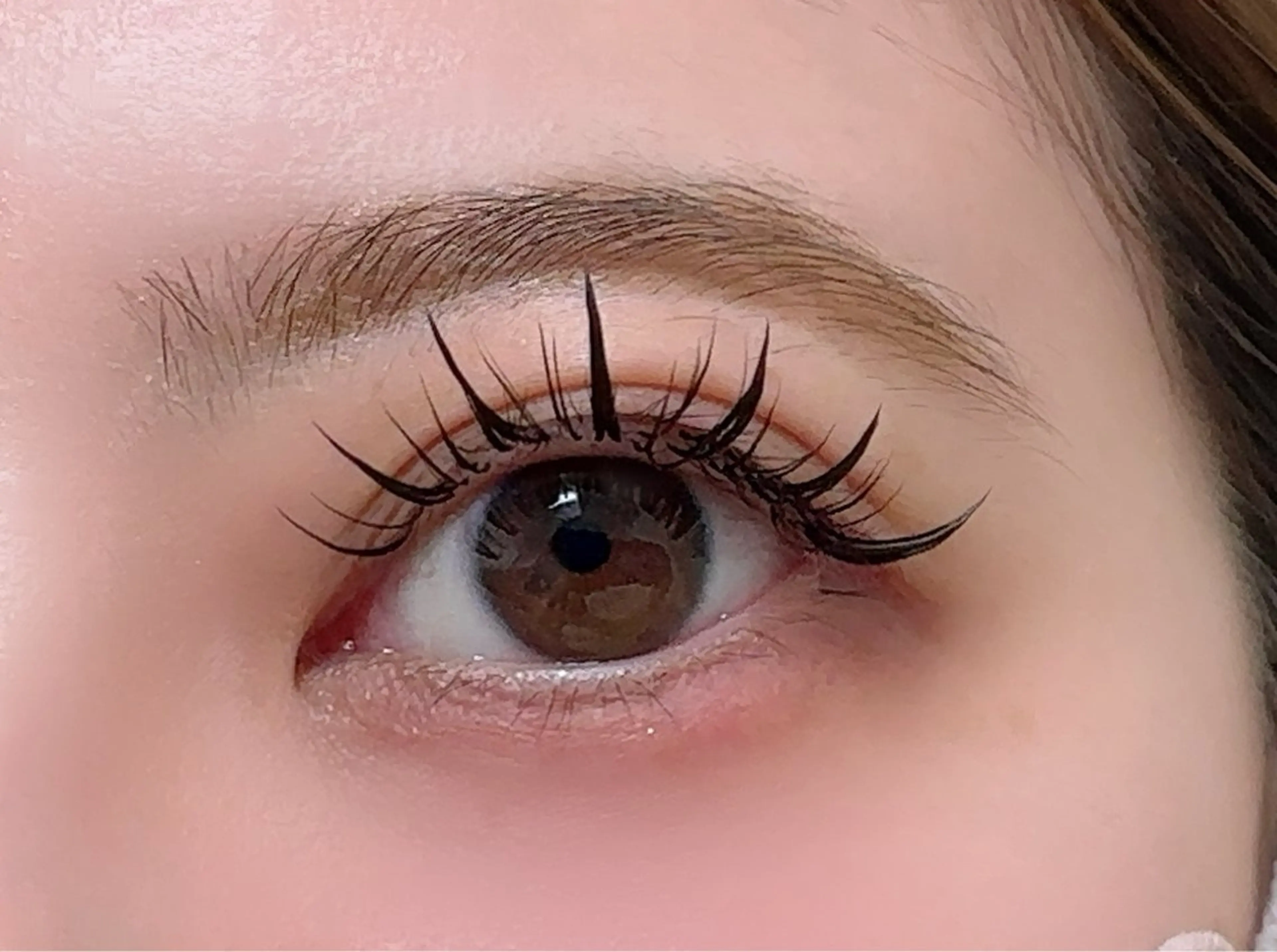 マツエク・マツパ 付け放題 バインドロック 束感まつ毛 カラーマツエク フラットラッシュ マツパ Ｍ salon アイラッシュのマツエク・マツパデザイン