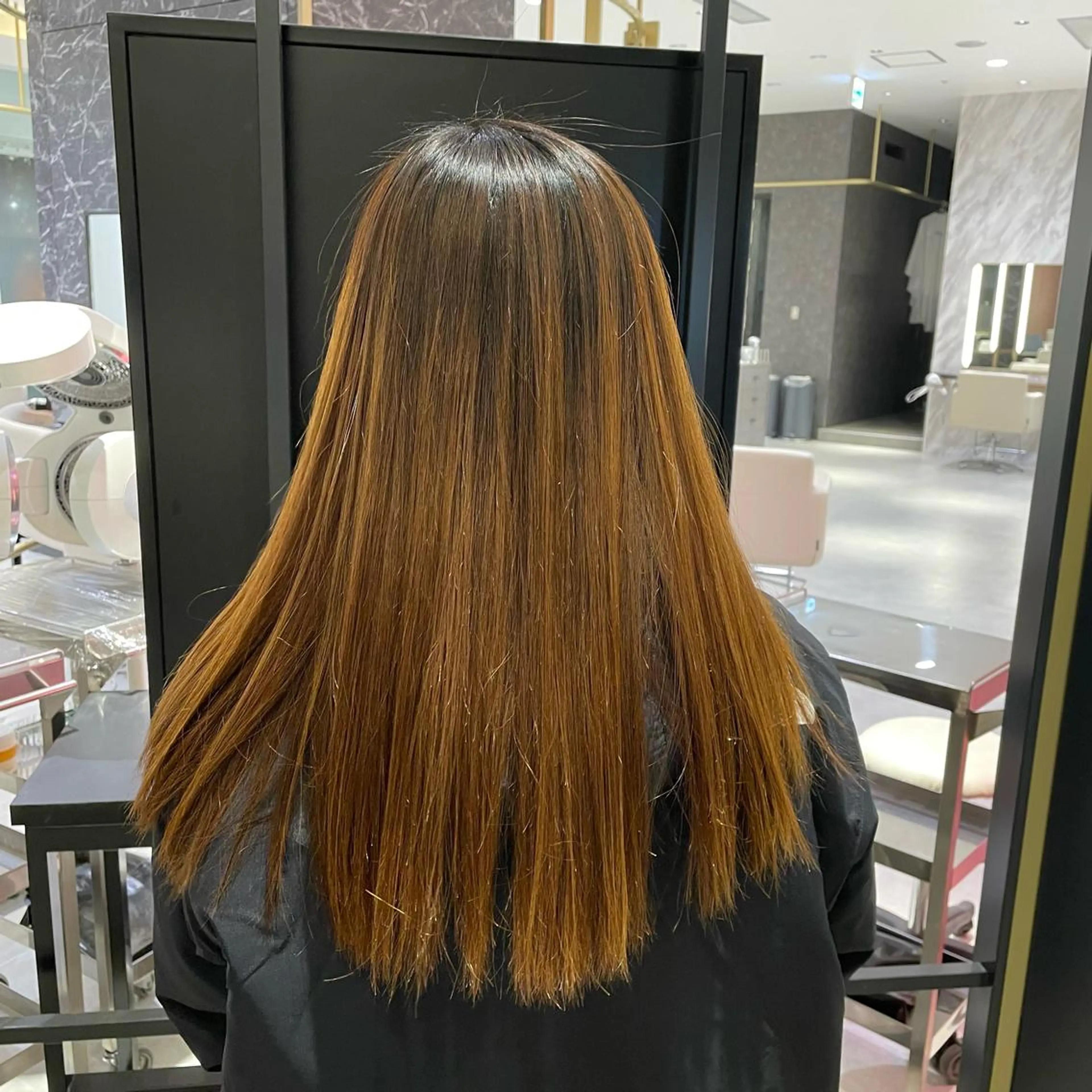 ロング k-two corso所属・パーマモデル募集🌈 森脇帆南のヘアスタイル