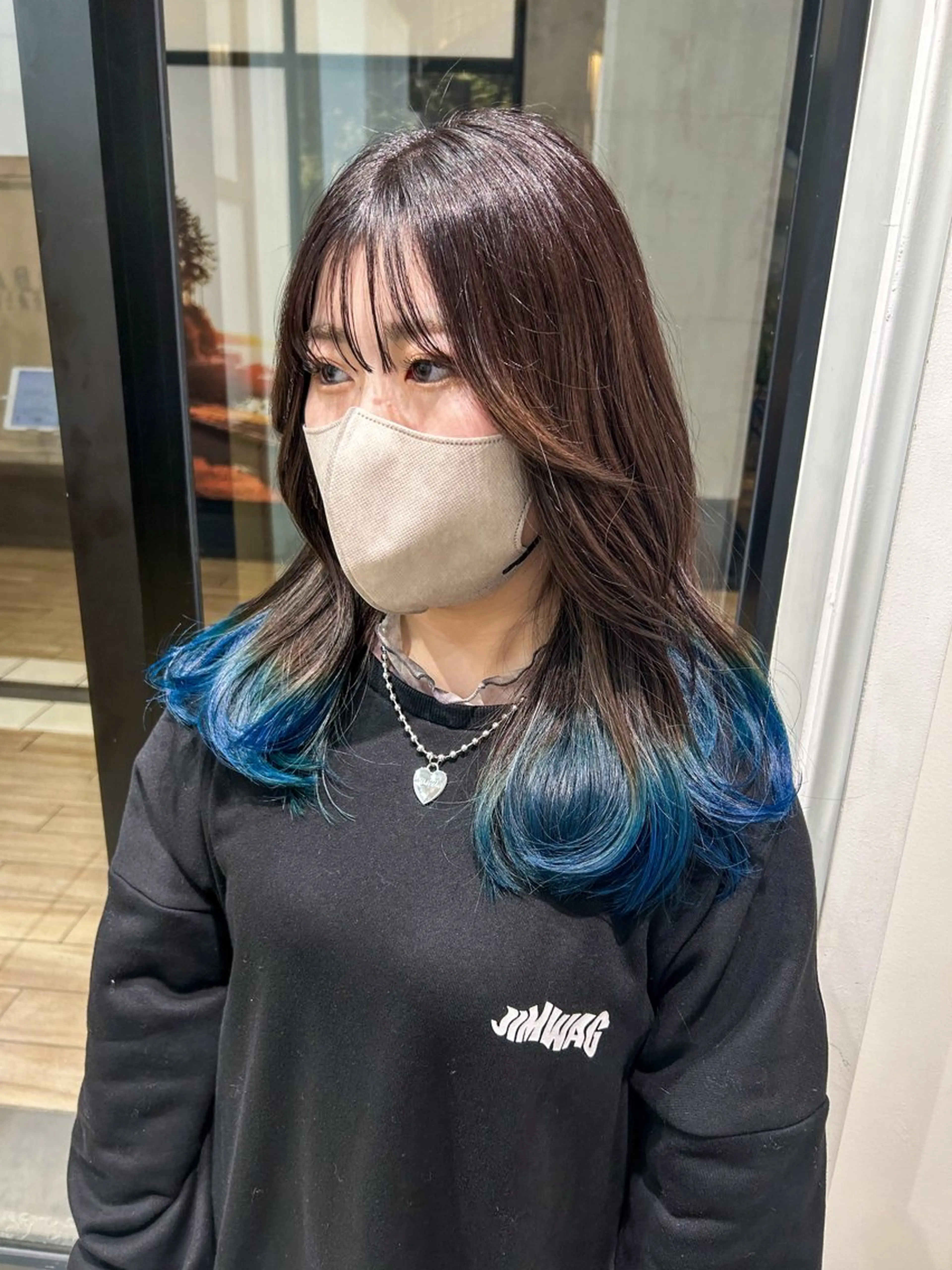 ロング カラー ヘアアレンジ ブリーチ カット ヘアカラー トリートメント yuka .のヘアスタイル