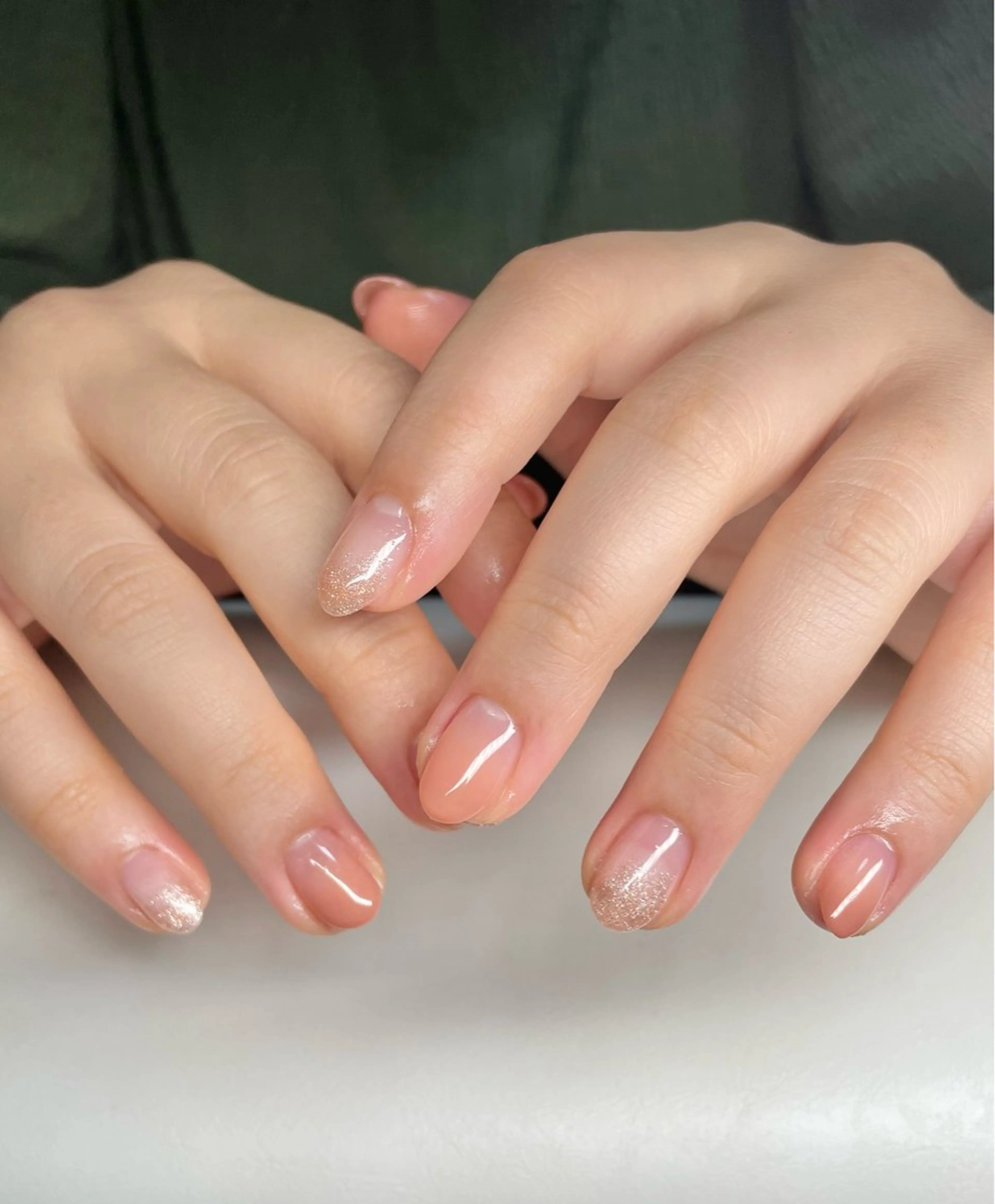 ネイル ジェルネイル グラデーション マグネットネイル ワンカラーネイル Rena-ju キャサディのネイルデザイン