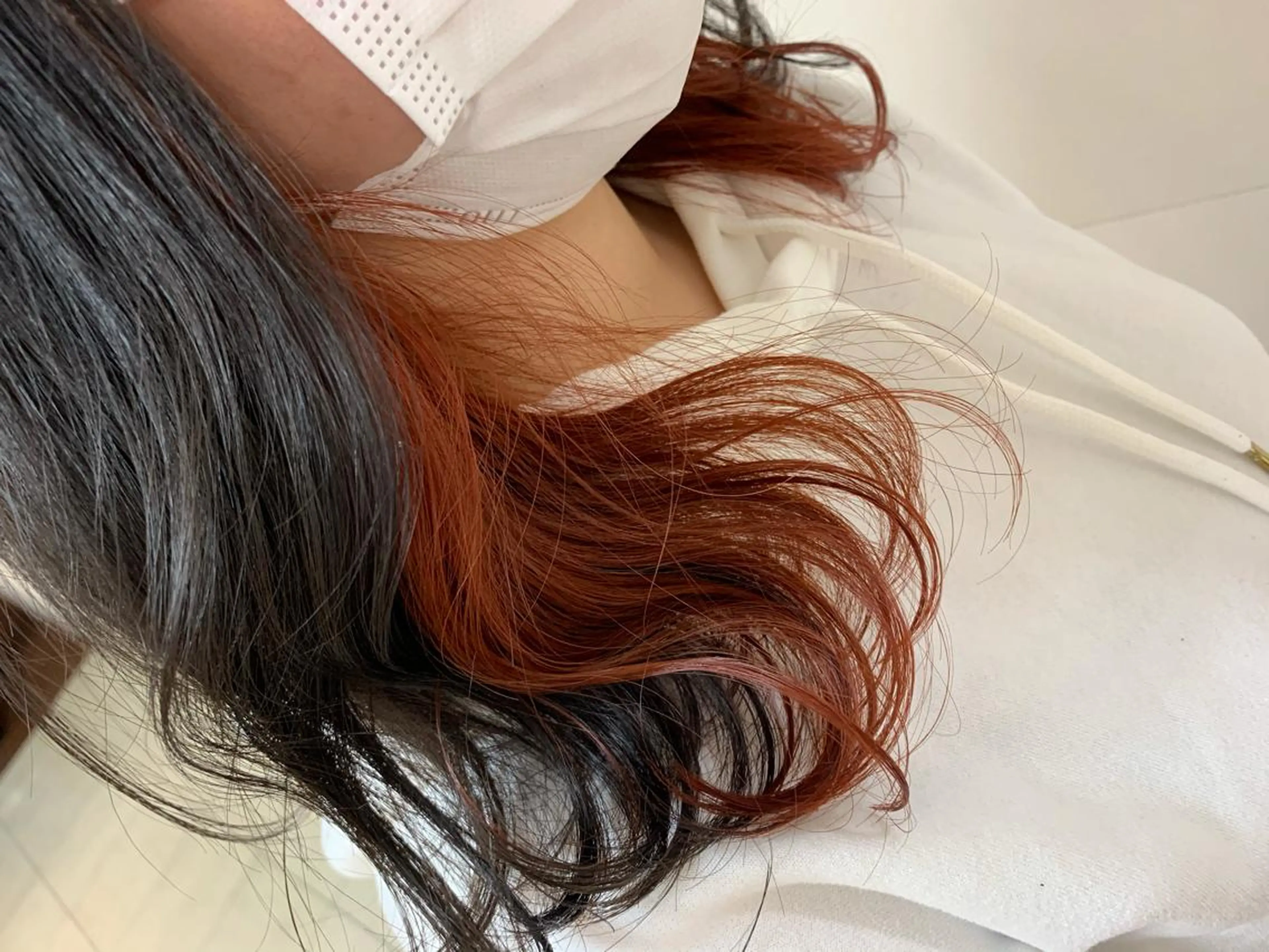 セミロング カラー ヘアアレンジ ヘアカラー トリートメント 【Sweep】おじま のぞみのヘアスタイル