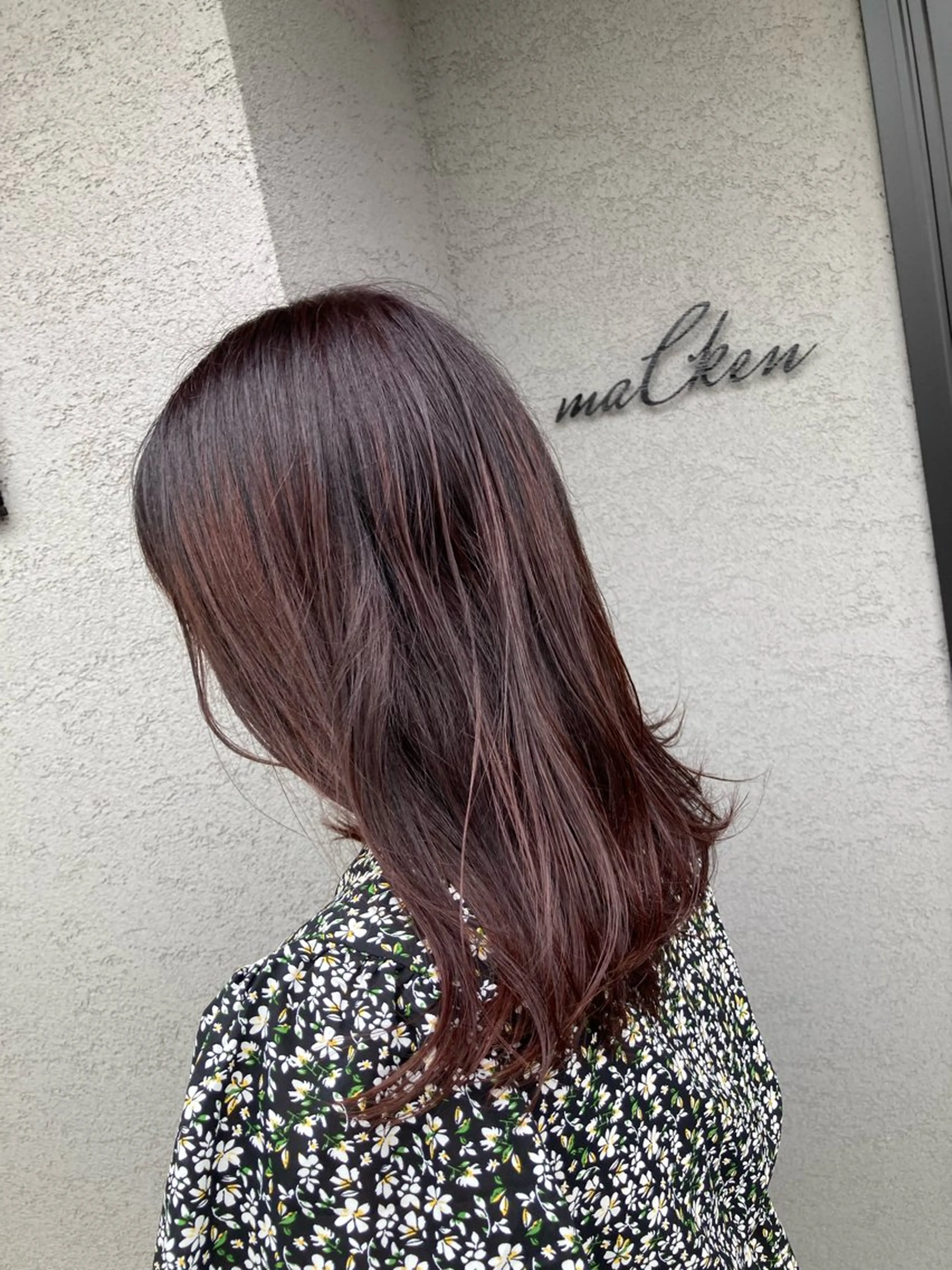 セミロング カラー maCken所属・松本　友佑 maCkenのヘアスタイル