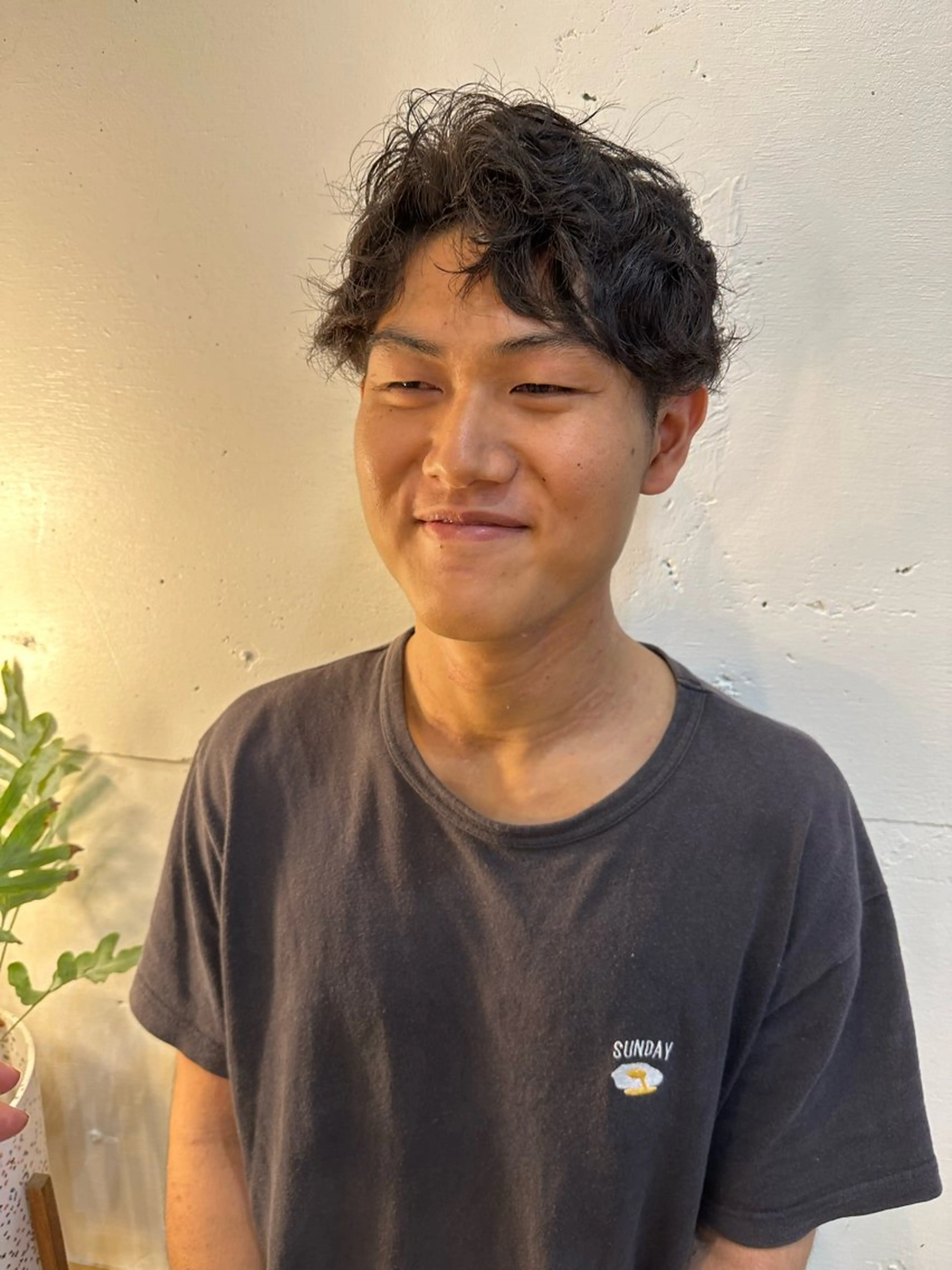 パーマ メンズ 奧村 真奈のヘアスタイル