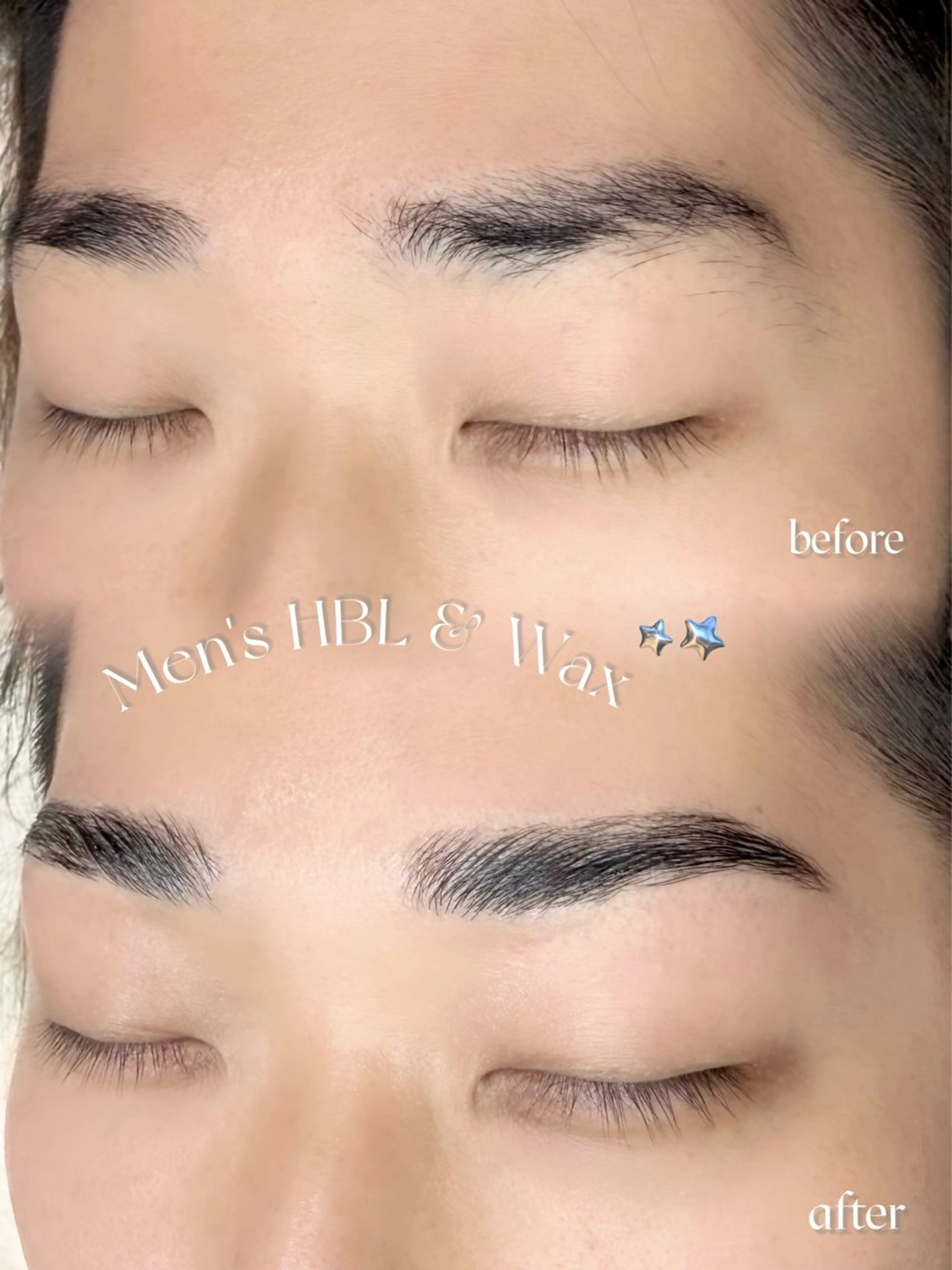 メンズ ワックス脱毛 眉カット その他(アイブロウ) Zina 2nd 千葉店🩵AYANEのマツエク・マツパデザイン