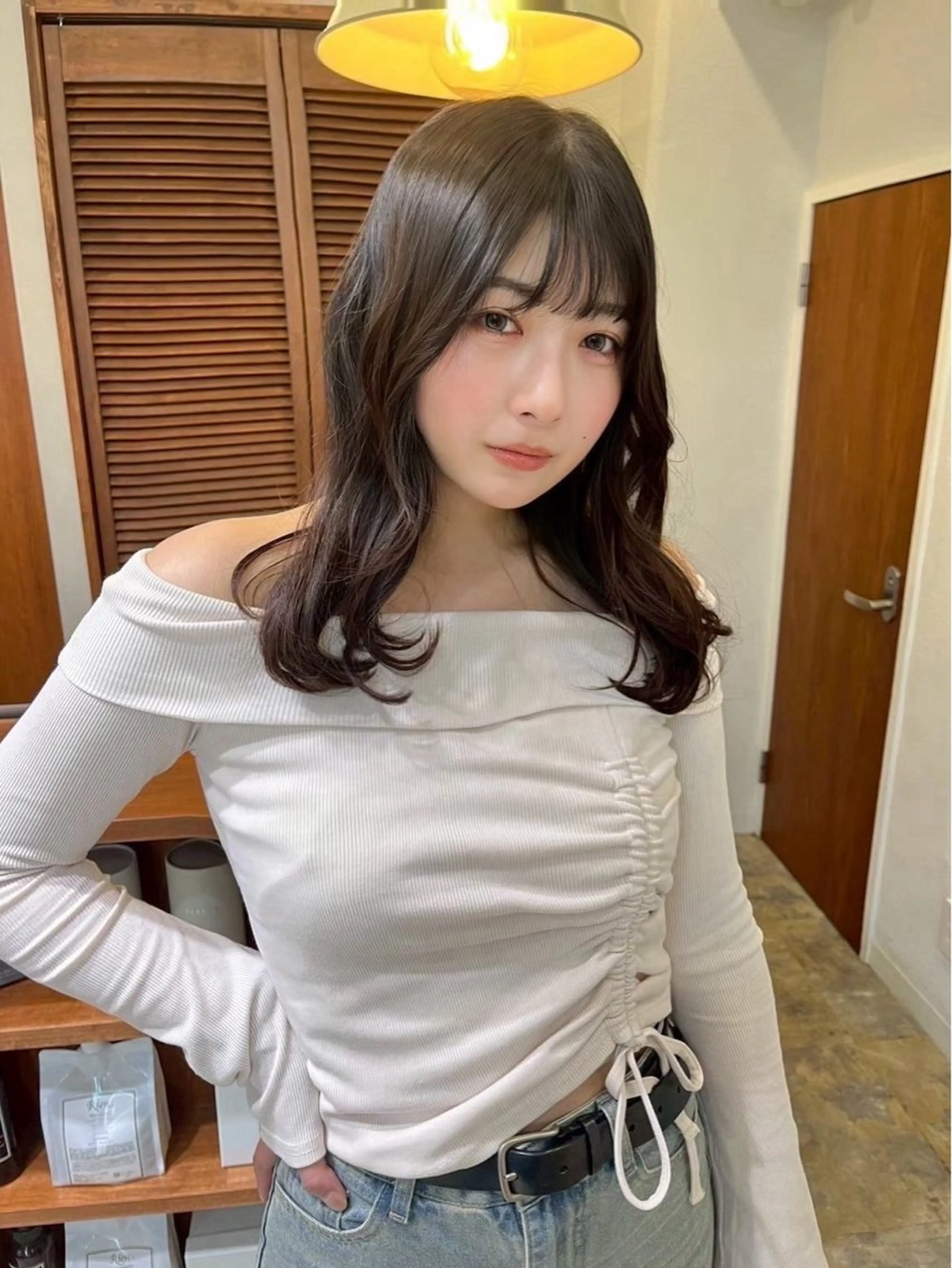 セミロング 🎀ゆうな/艶髪/ 透明感カラー🎀のヘアスタイル