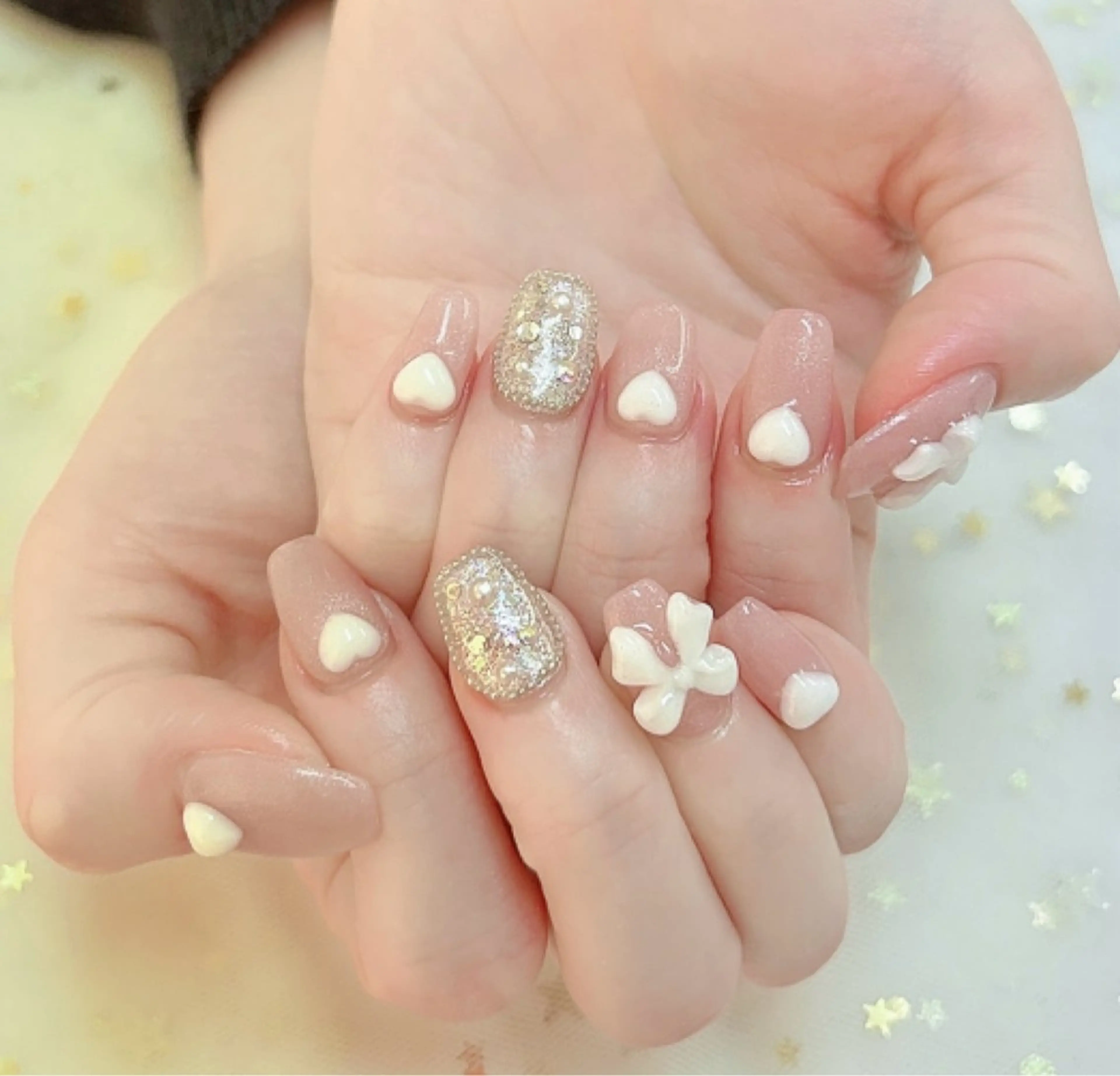 ネイル スカルプネイル ハンドネイル 上福岡 らんらんのネイルデザイン