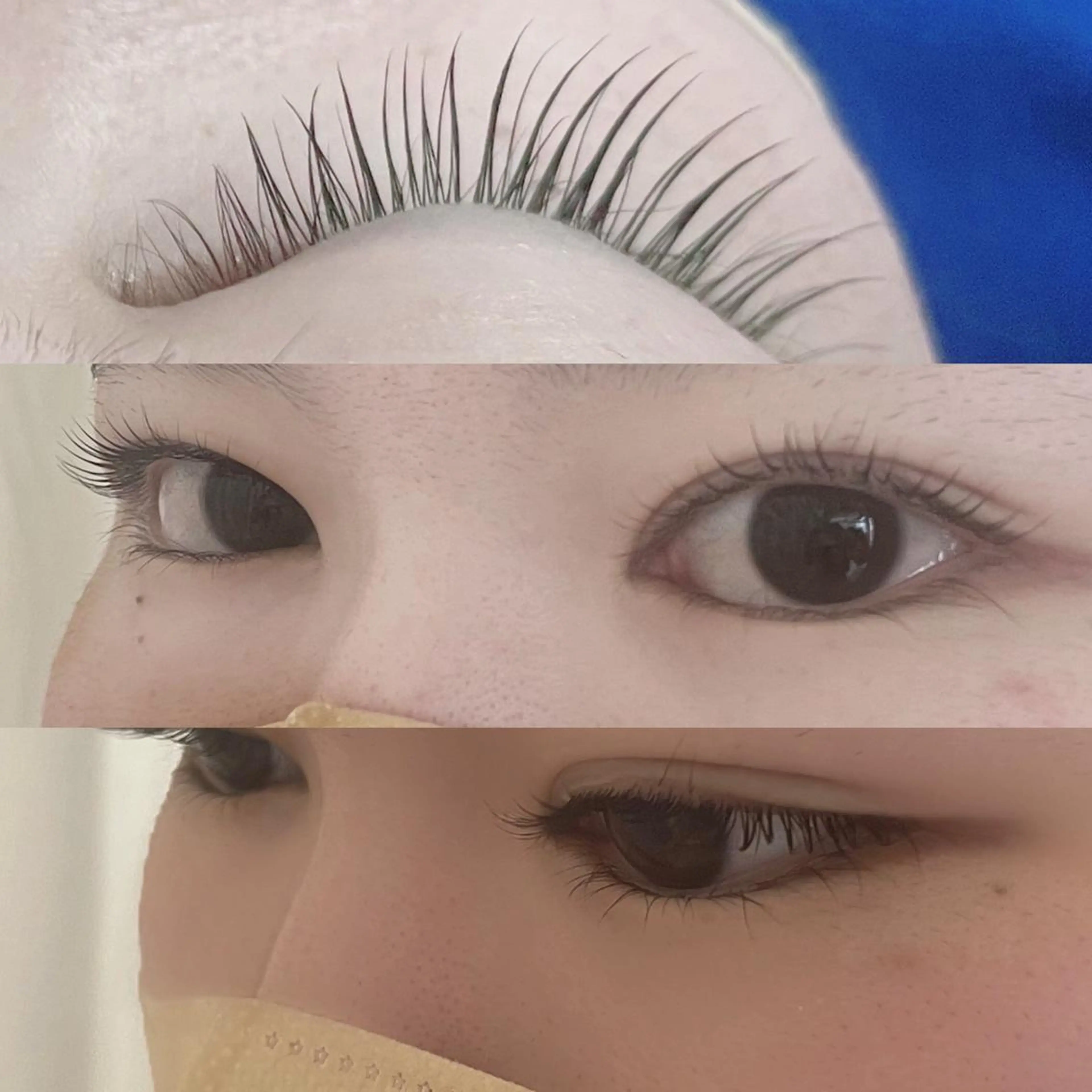 ☆限定☆美まつげパーマ(モデル)➕お顔そり(立体アイブローシェービング/手技マッサージ/特別パックモデリングマスク)の写真