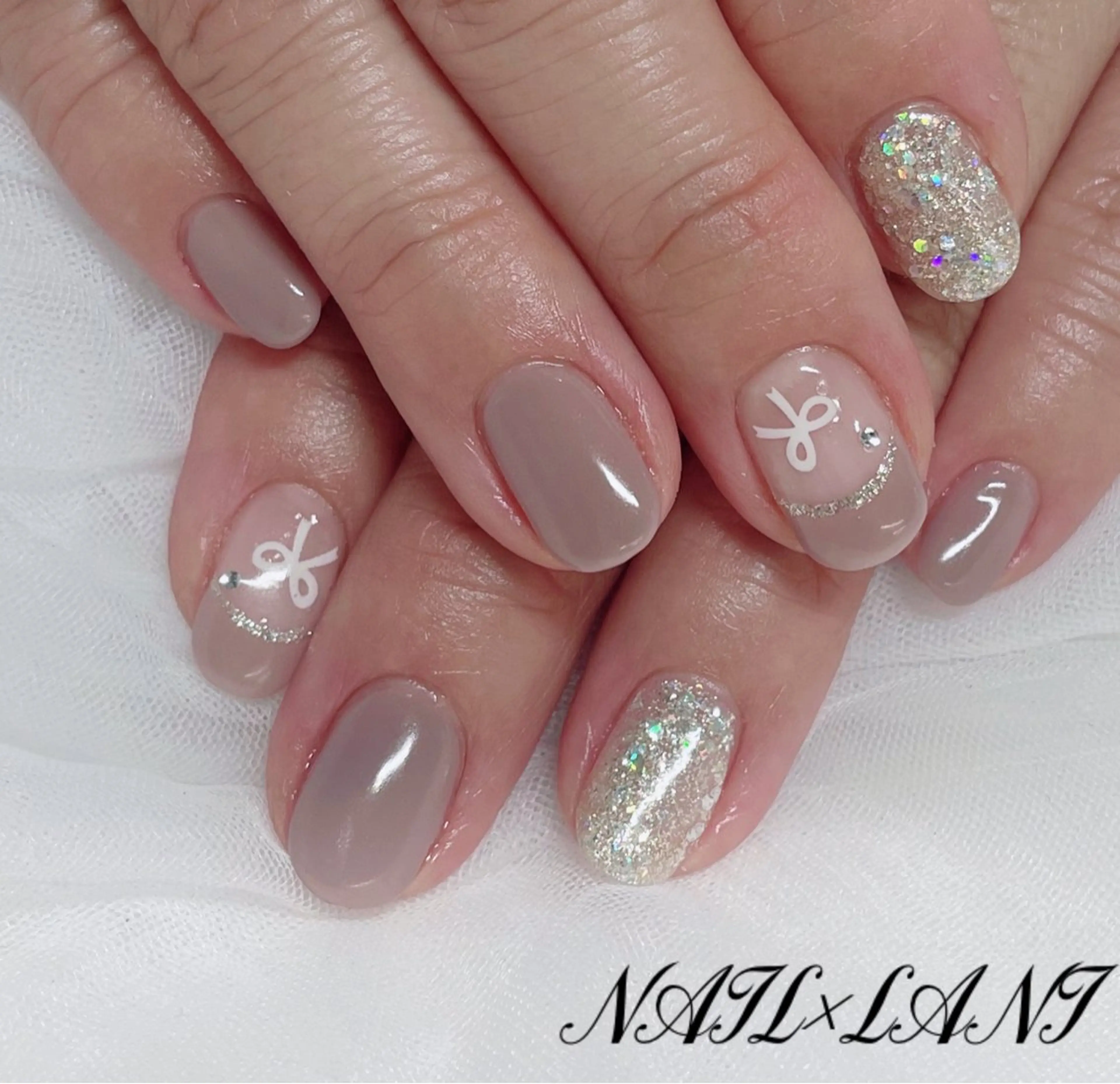 ネイル フットネイル ジェルネイル マグネットネイル パラジェル 一之瀬 柚季のネイルデザイン