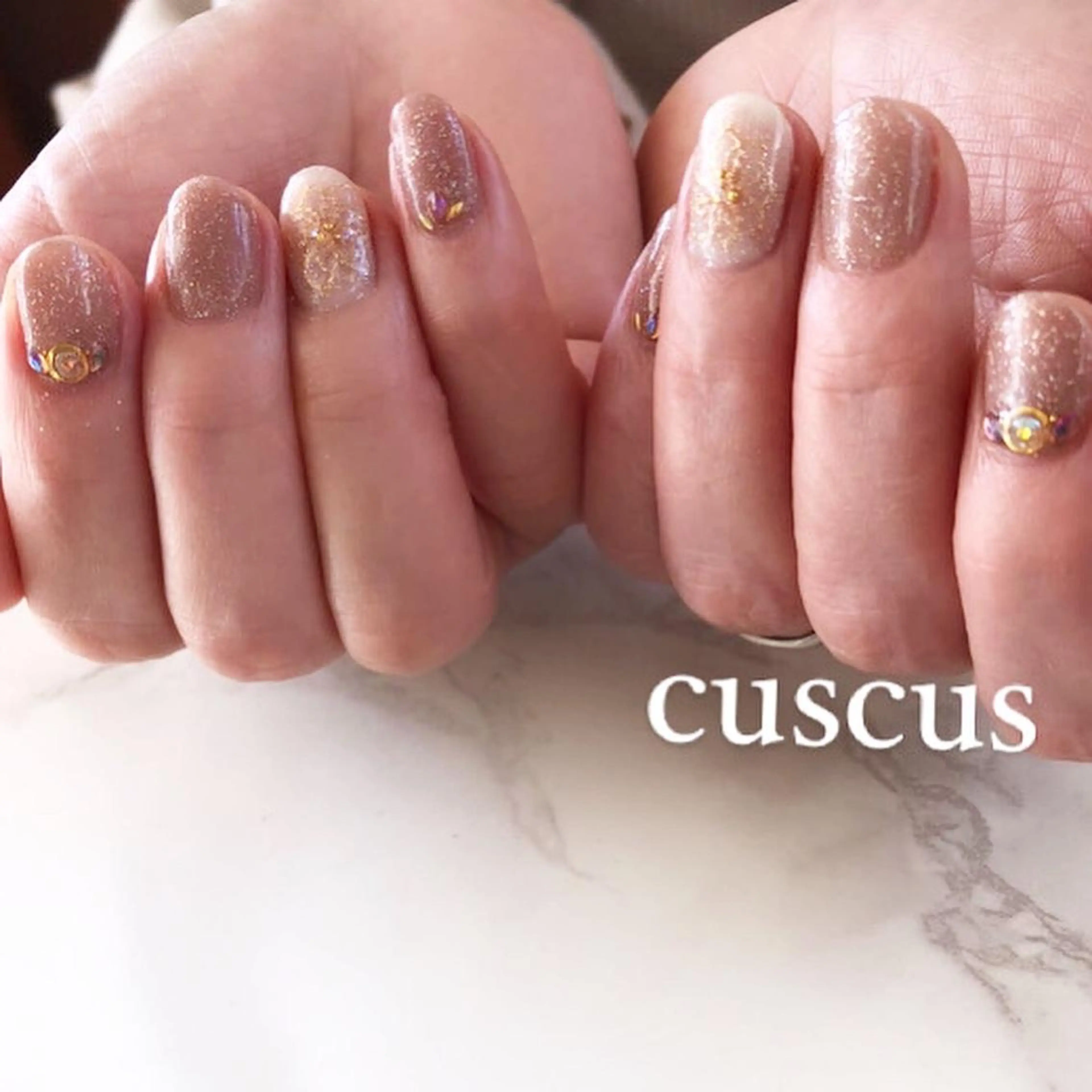 ネイル ハンドネイル ＣＵＳＣＵＳ …ｔ.akiのネイルデザイン