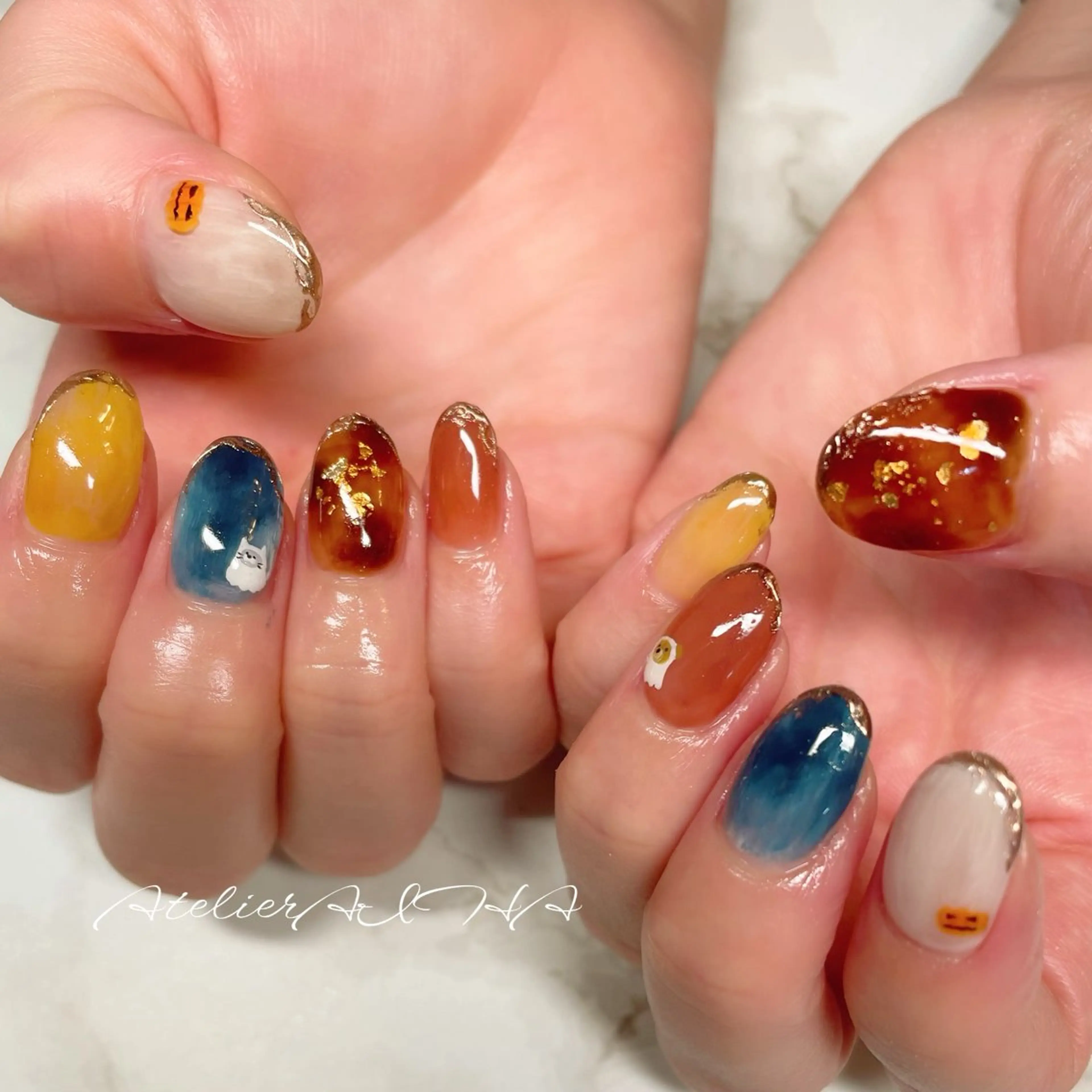 ネイル ハンドネイル アトリエAIHA所属・アトリエAIHA★ フィルイン推奨サロンのネイルデザイン