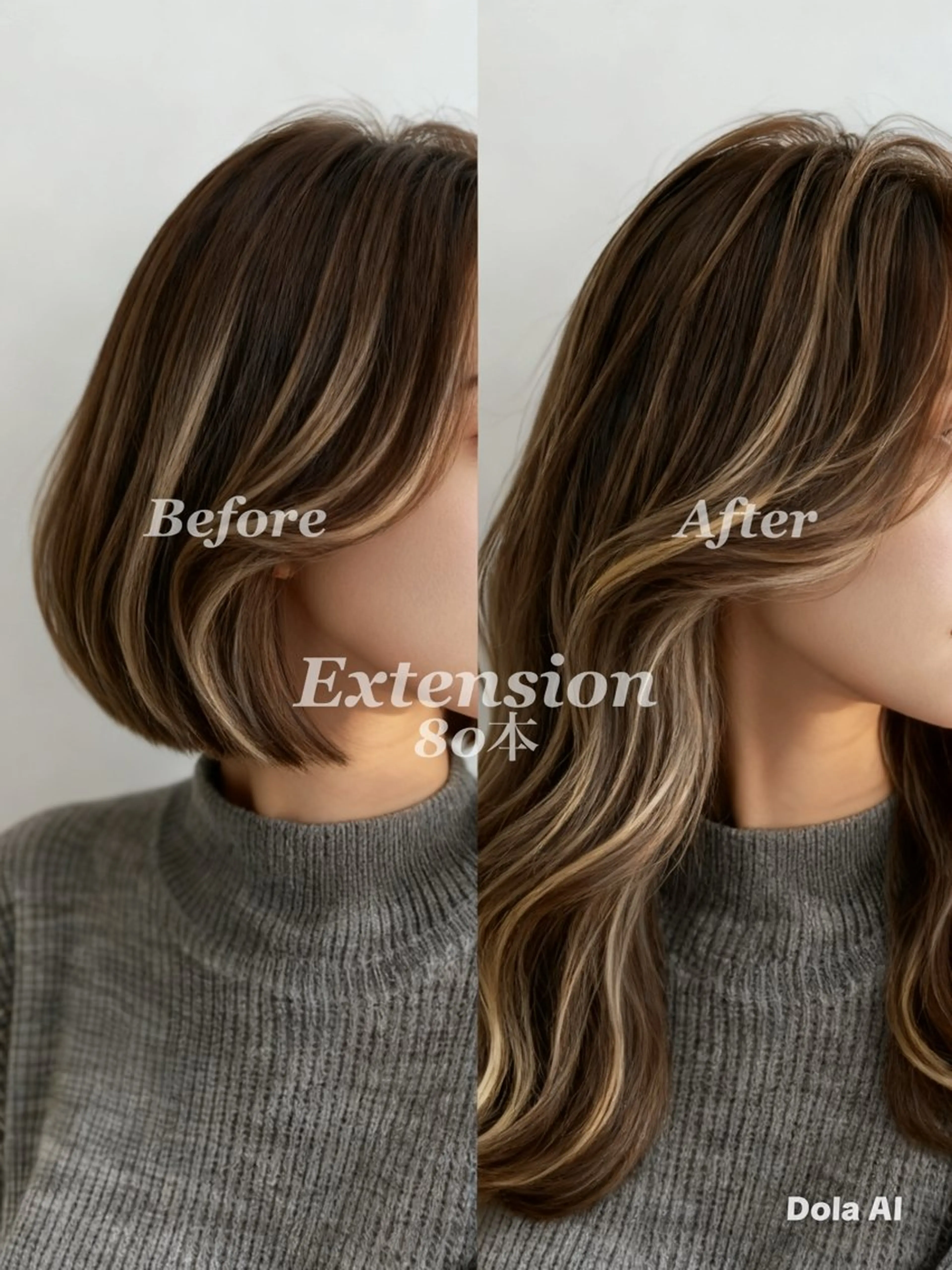 ロング エクステ 艶カラー/エクステ/ 藤原リックのヘアスタイル