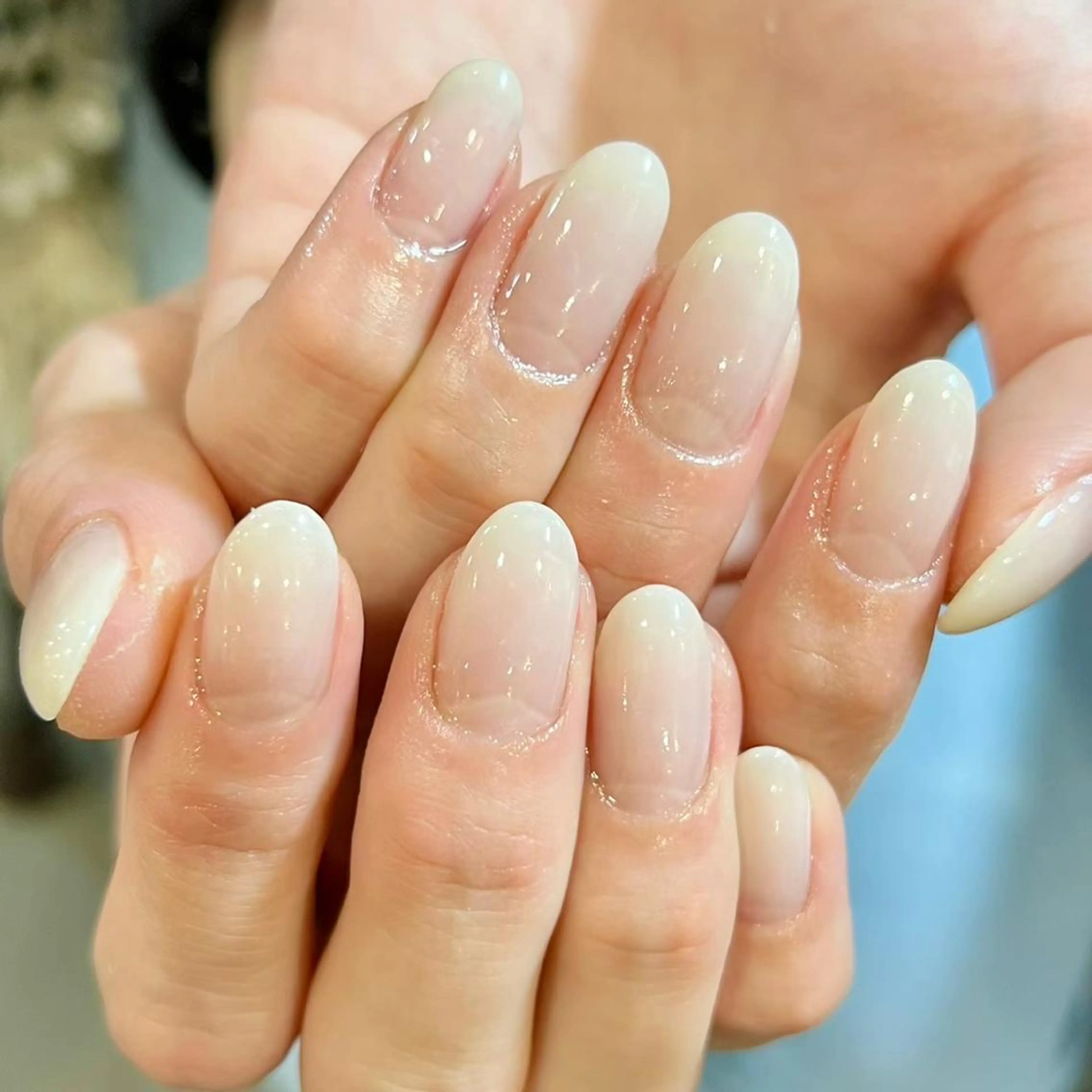 ネイル ハンドネイル 0203ムニムサン 💙Airiのネイルデザイン