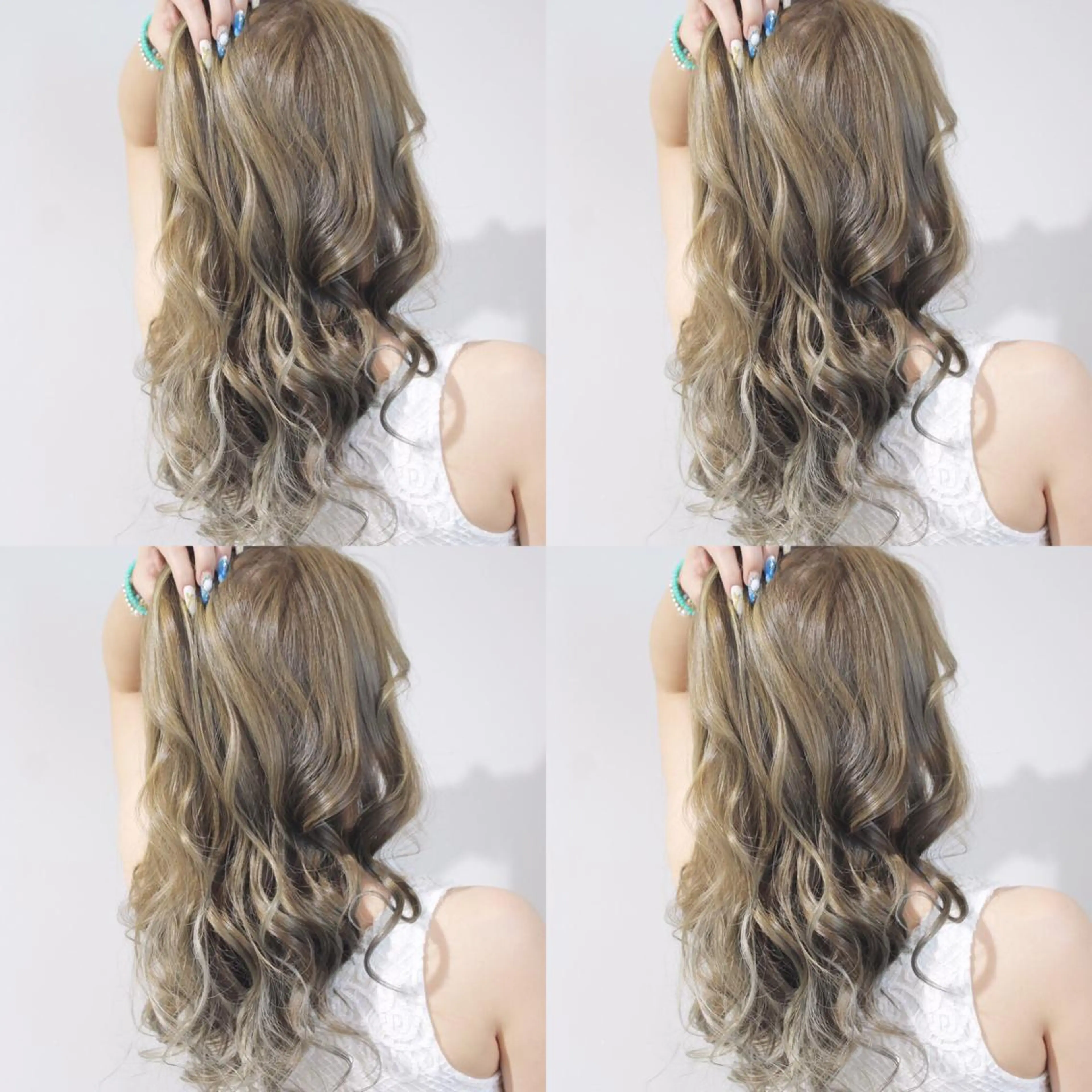 ロング ハイライト hairstudio NOAのヘアスタイル