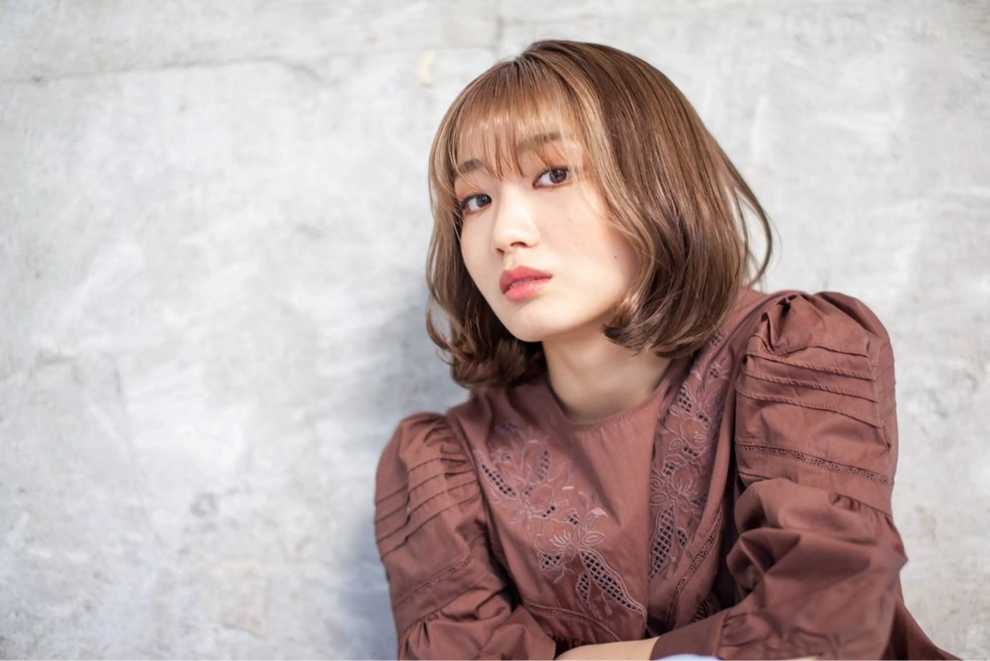 セミロング ツヤ髪職人/ みさきのヘアスタイル