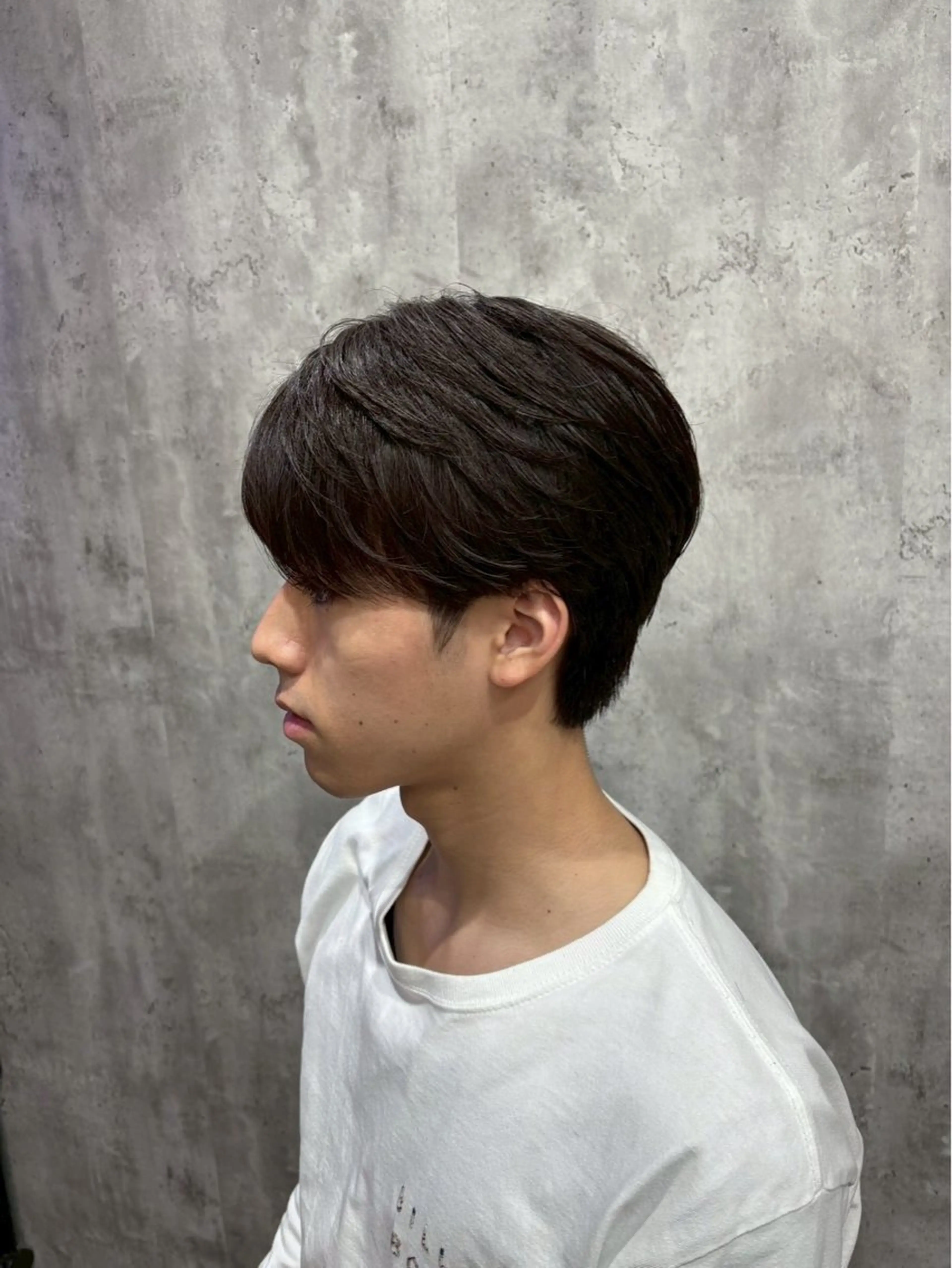 ミディアム メンズ ヘアセット 🇰🇷メンズサロン DIO金井蒔士のヘアスタイル