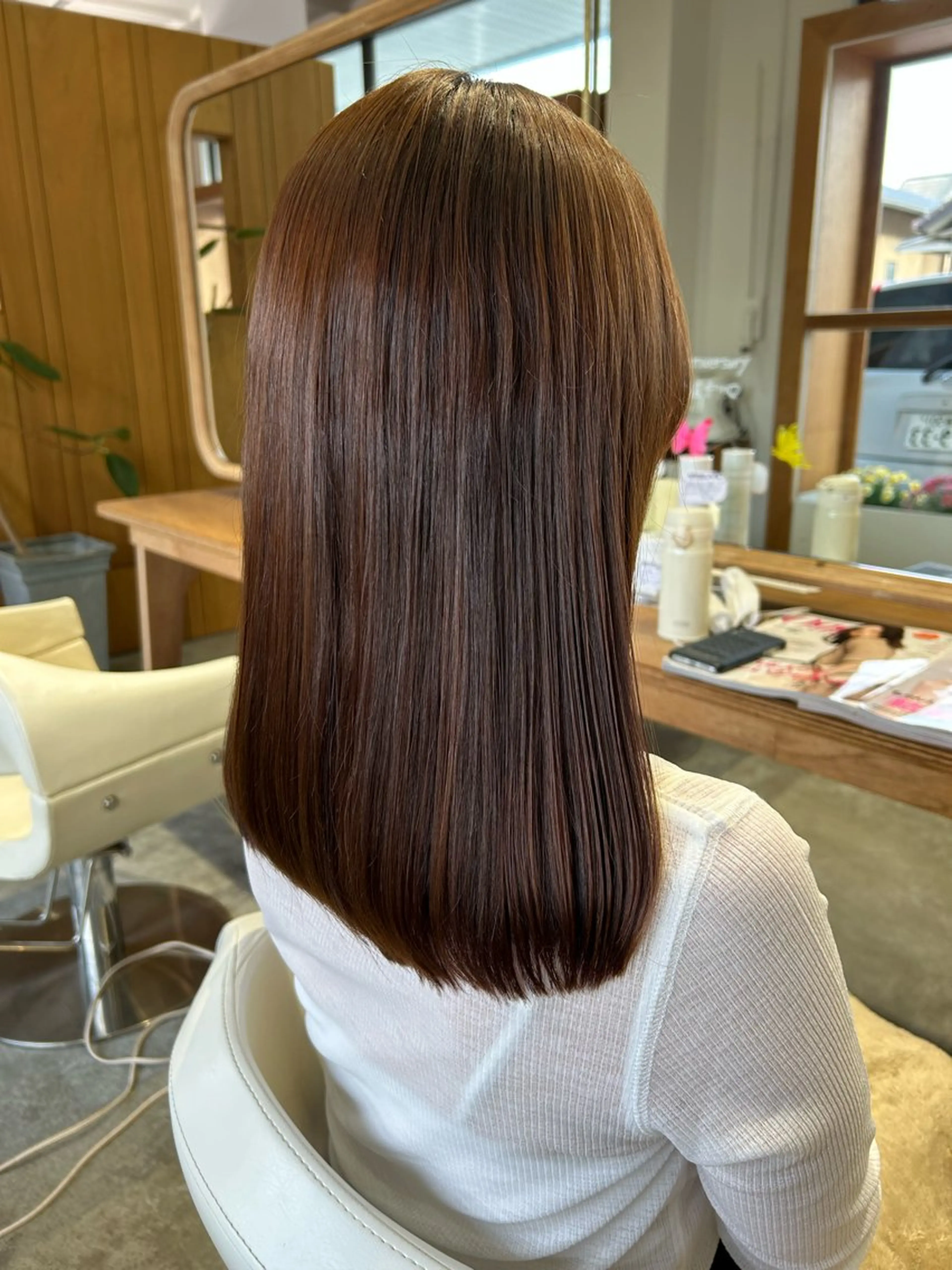 セミロング パーマ セミロングパーマ トリートメント ウルフカット ストレートパーマ 縮毛矯正 トリートメント fulam所属・佐藤悠生/郡山 メンズパーマ.カットのヘアスタイル