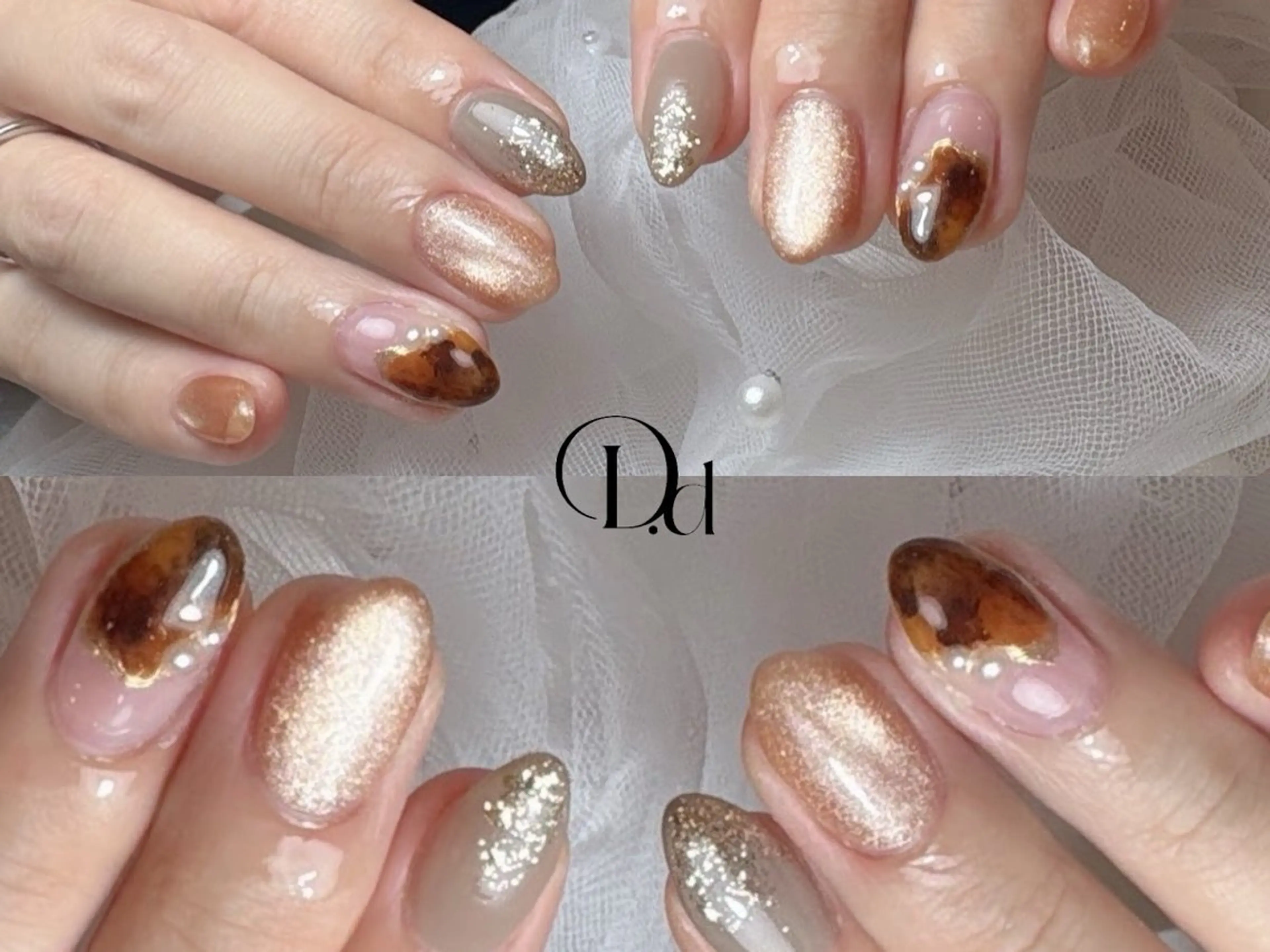 ネイル フットネイル フレンチネイル ジェルネイル ガーリー グラデーション ハンドネイル DigNail Moeのネイルデザイン