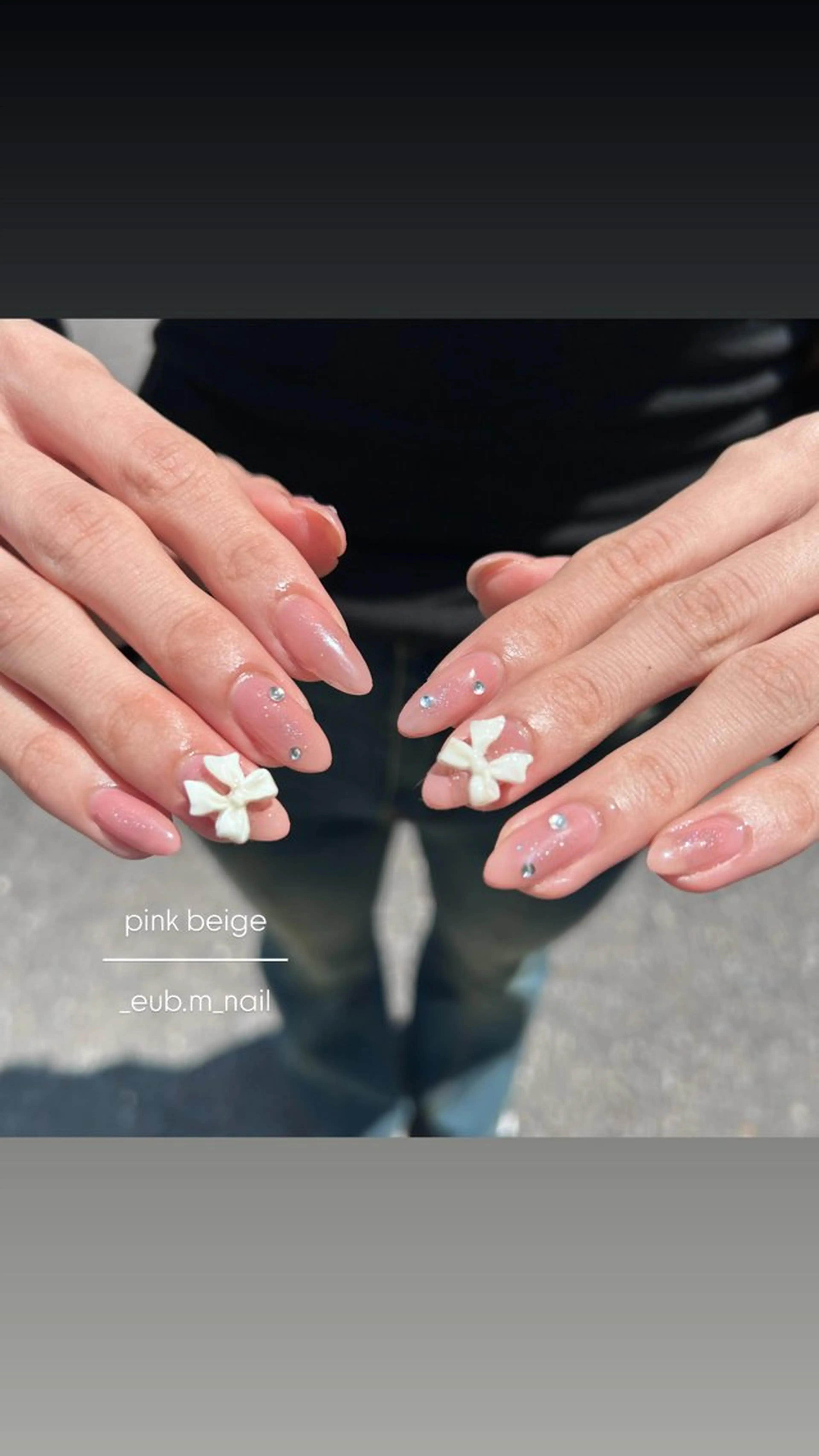 ネイル ピンク ピンクベージュ ハンドネイル 深夜ネイルサロン eub.m_nailのネイルデザイン