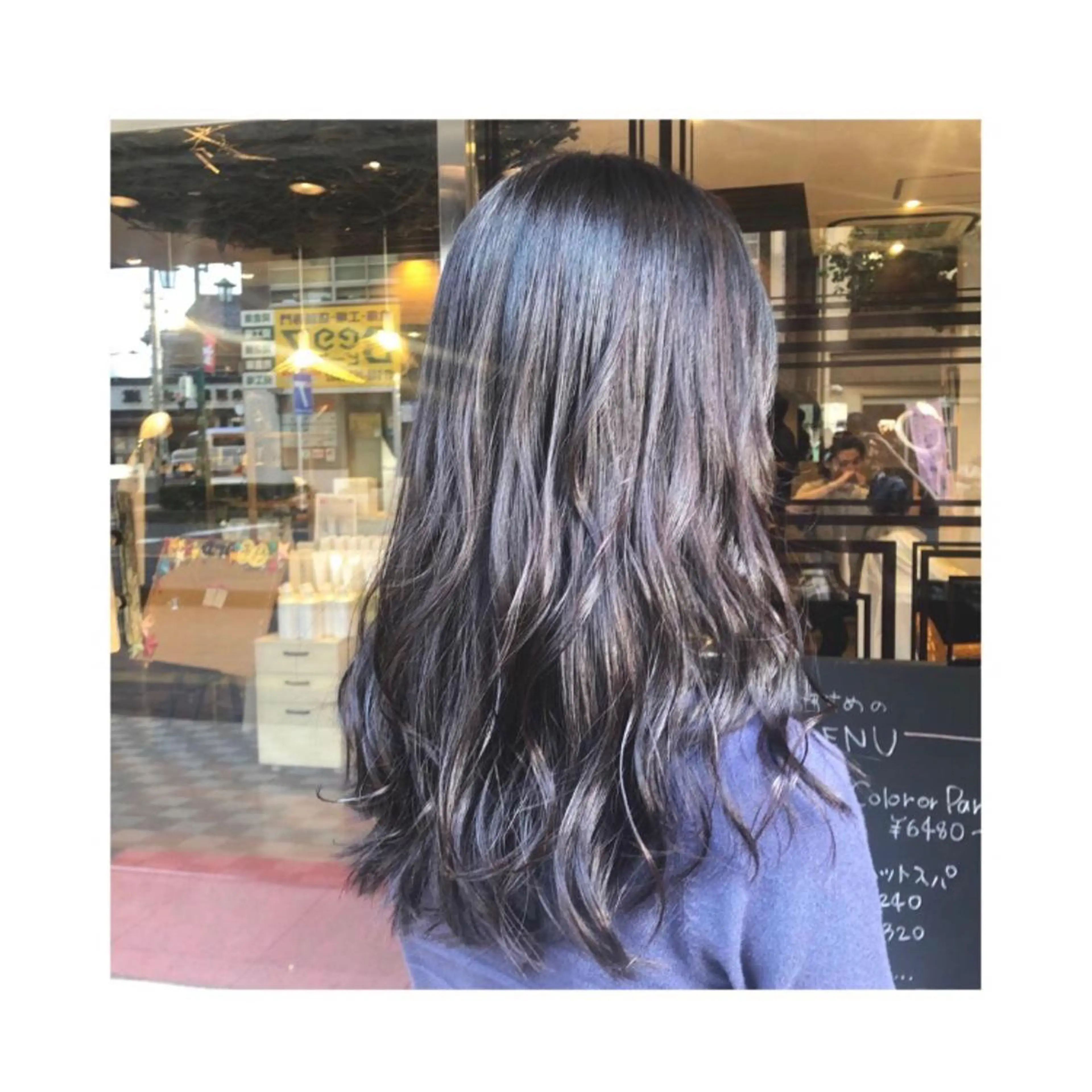 ロング ヘアカラー トリートメント ❁⃘ ち だ り さ ❁⃘のヘアスタイル