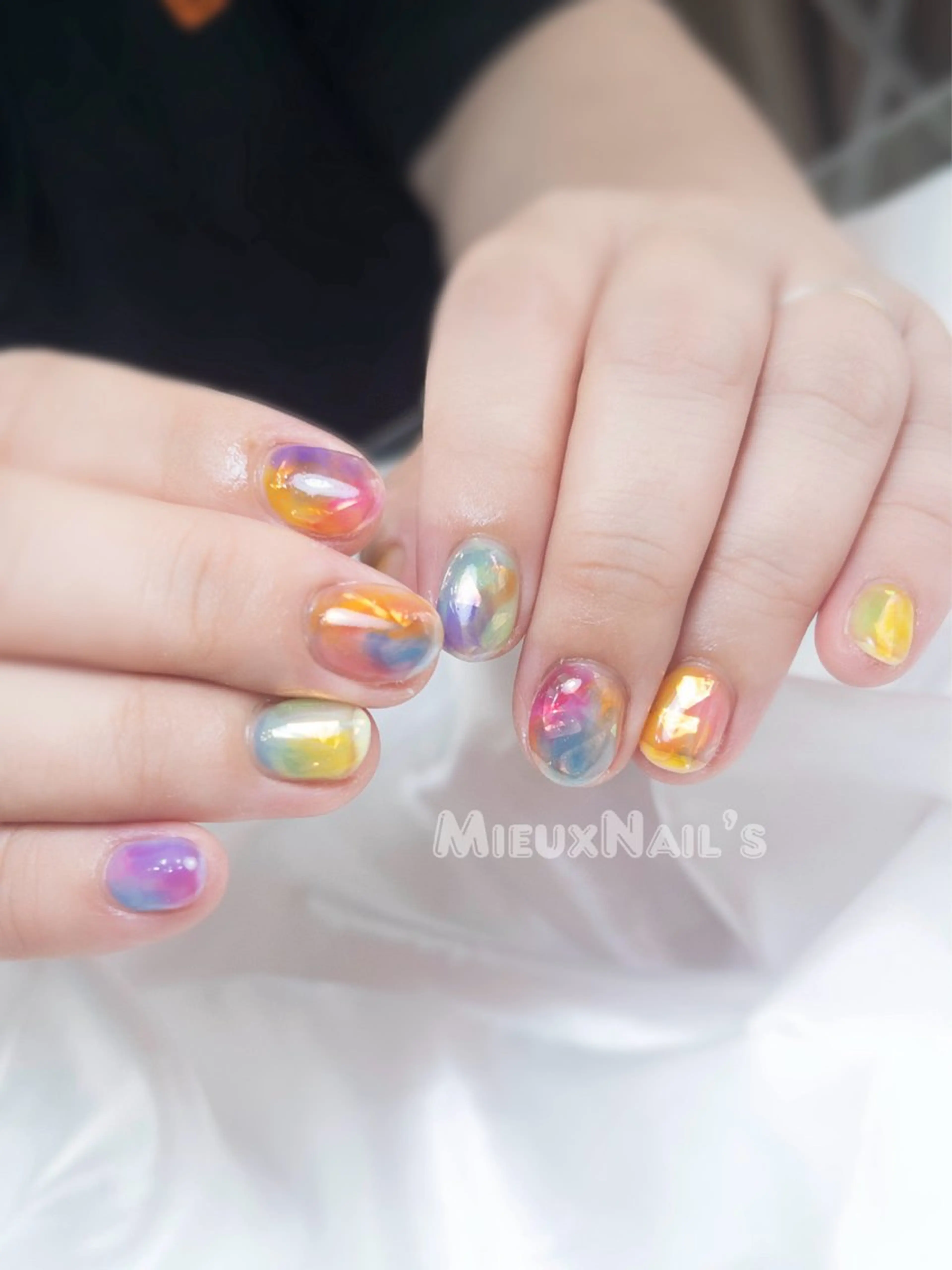 ネイル Miyu❤️‍🔥 Mieuxnailsのネイルデザイン