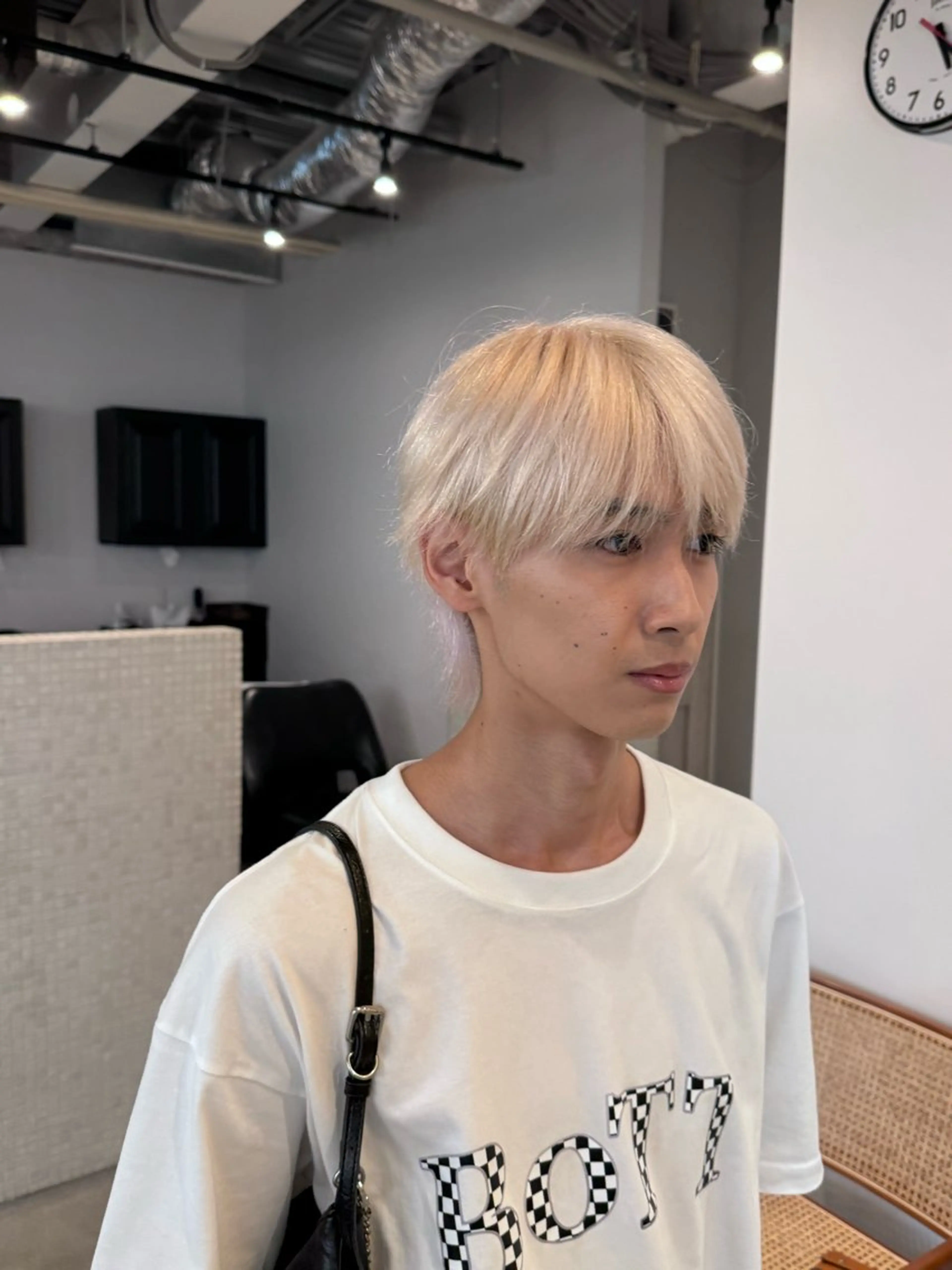 ショート カラー メンズ December/jingumae所属・メンズパーマ 特化うえちりくのヘアスタイル