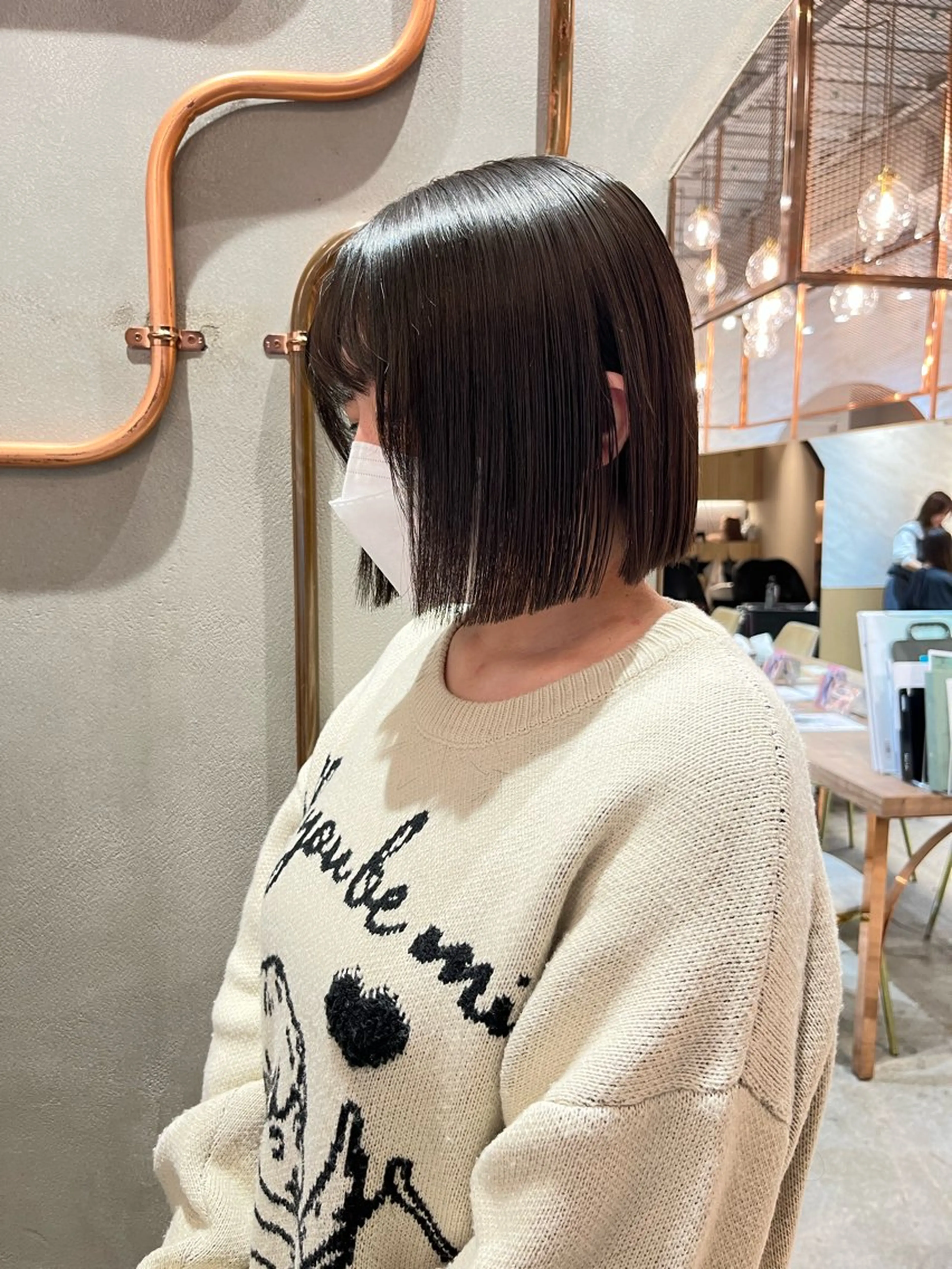 カット 縮毛矯正 錦糸町美容室Londespoirロンドエスポワール所属・小久保 美空のヘアスタイル