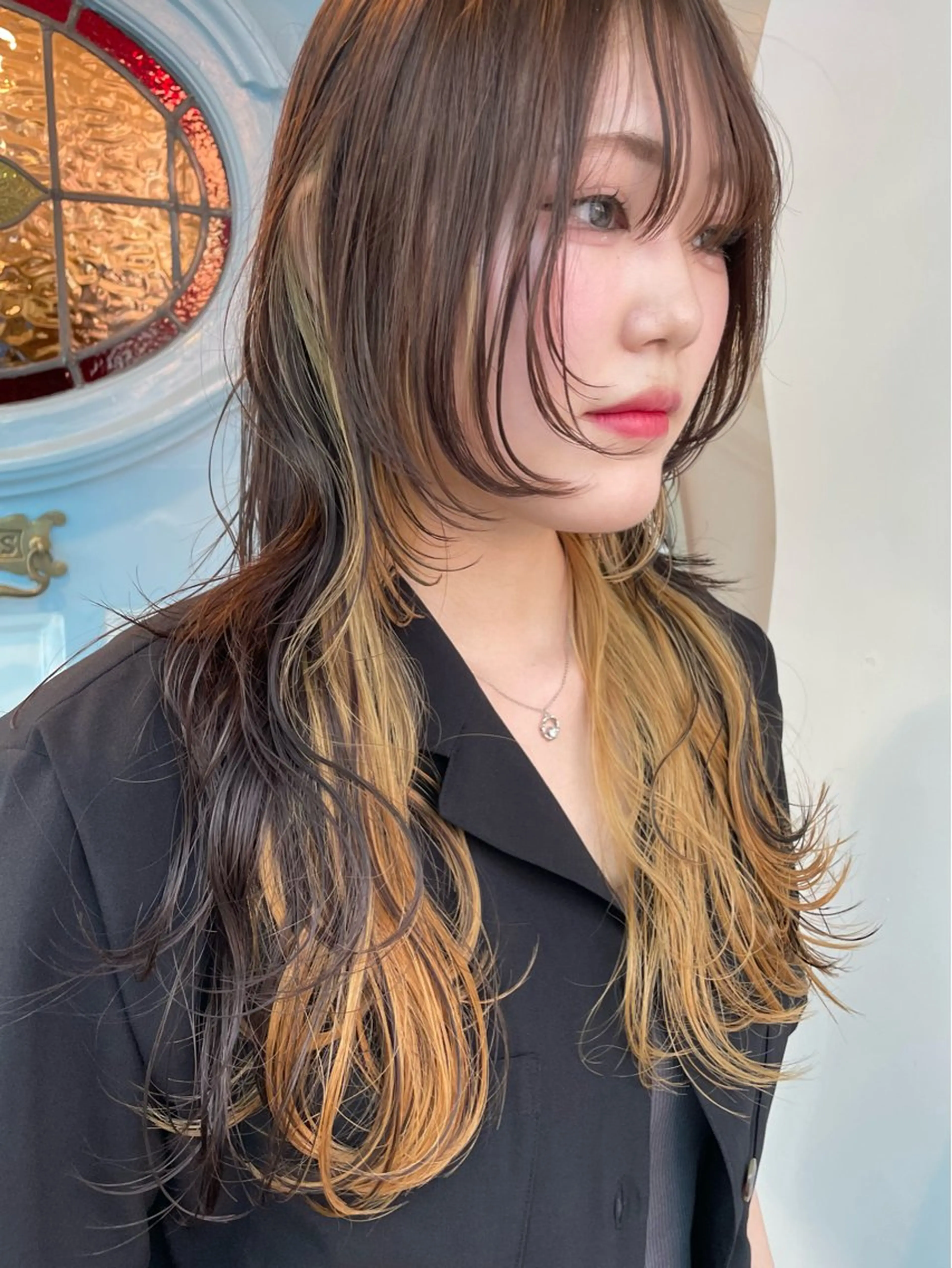 ロング レイヤーカット ウルフカット カット ヘアカラー 🐺高椋 海/ウルフ/レイヤーのヘアスタイル