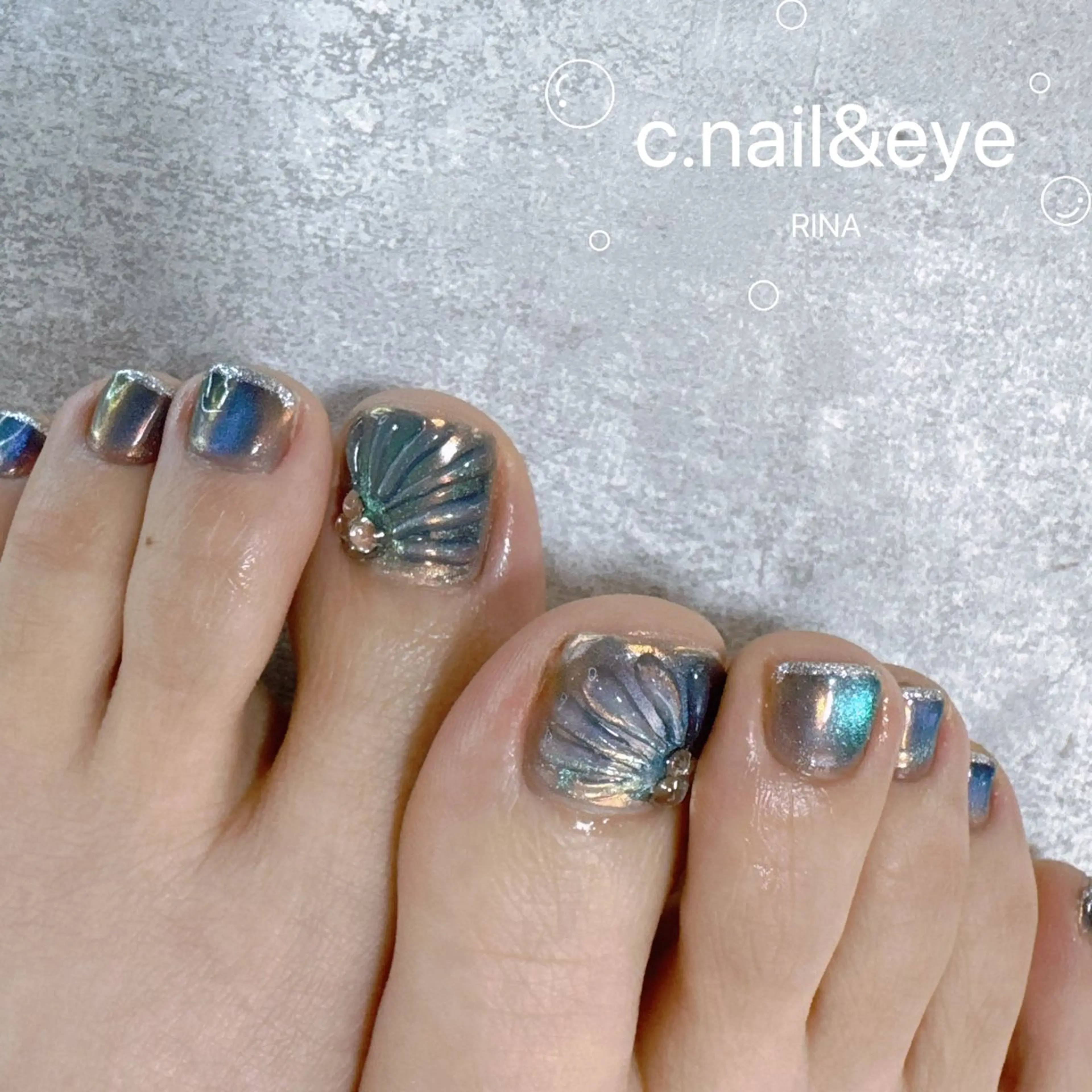 ネイル フットネイル C.Nail&EYE RINAのネイルデザイン