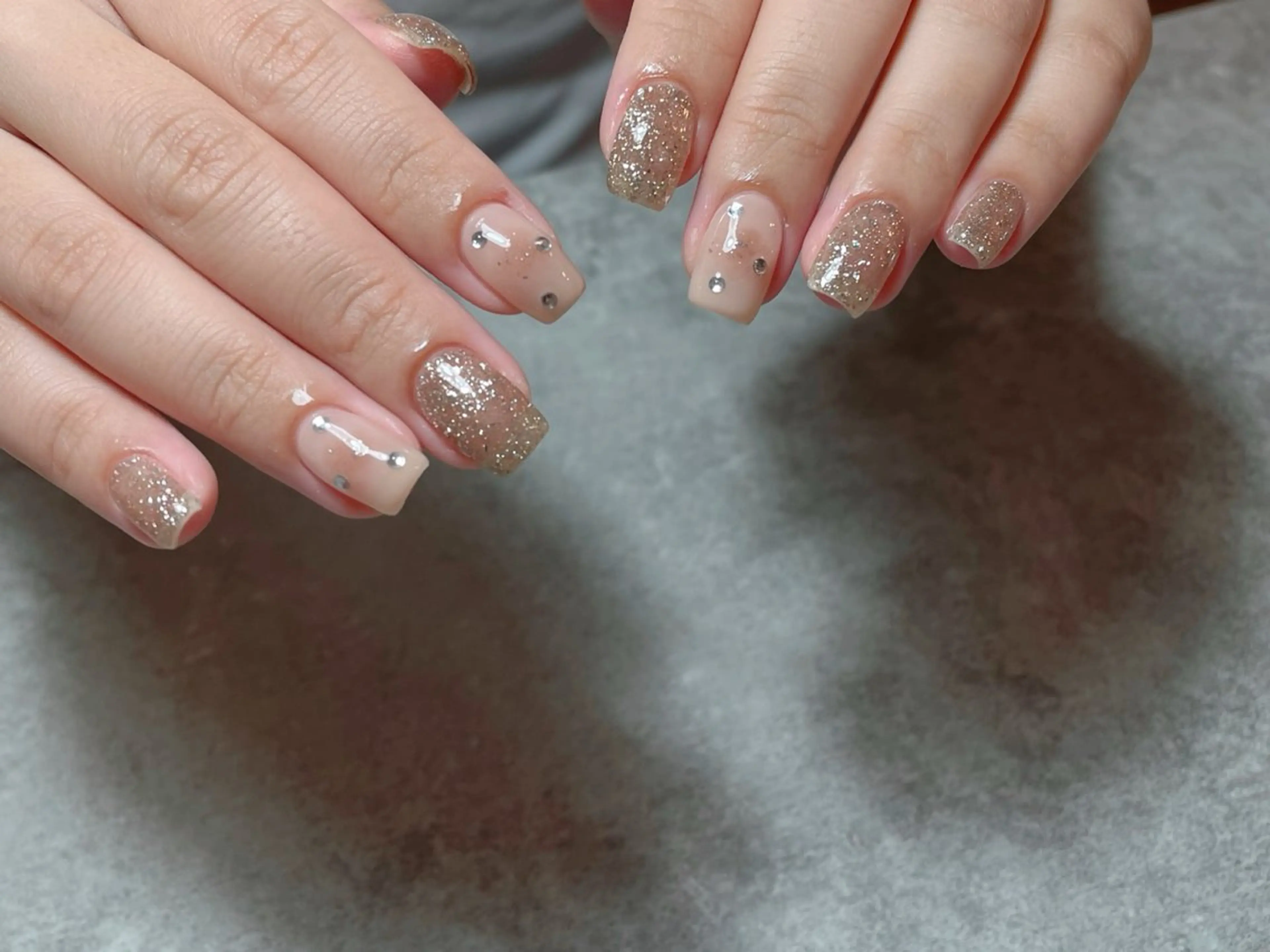 ネイル チークネイル フラッシュネイル vico【名古屋栄店】所属・vico栄 kitagawaのネイルデザイン